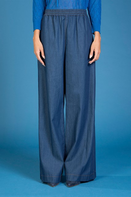 blue jean pajama pants