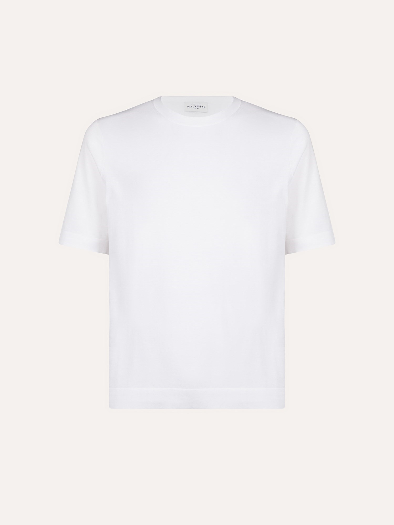 Ballantyne ULTRALIGHT KNITTED T-SHIRT IN COTTON - COD. B2W025 18C23 10156