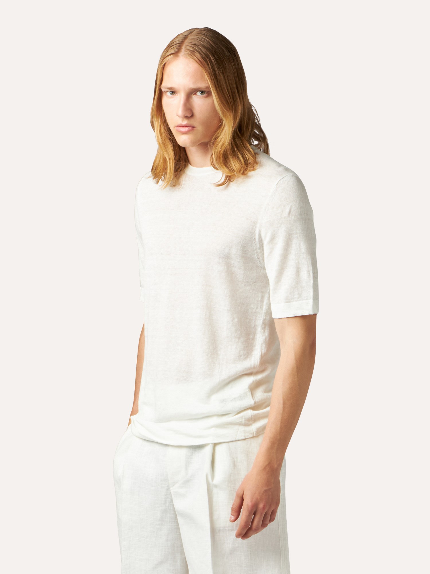 Ballantyne SHORT SLEEVED LINEN SHIRT - COD. B2W025 14L14 10144
