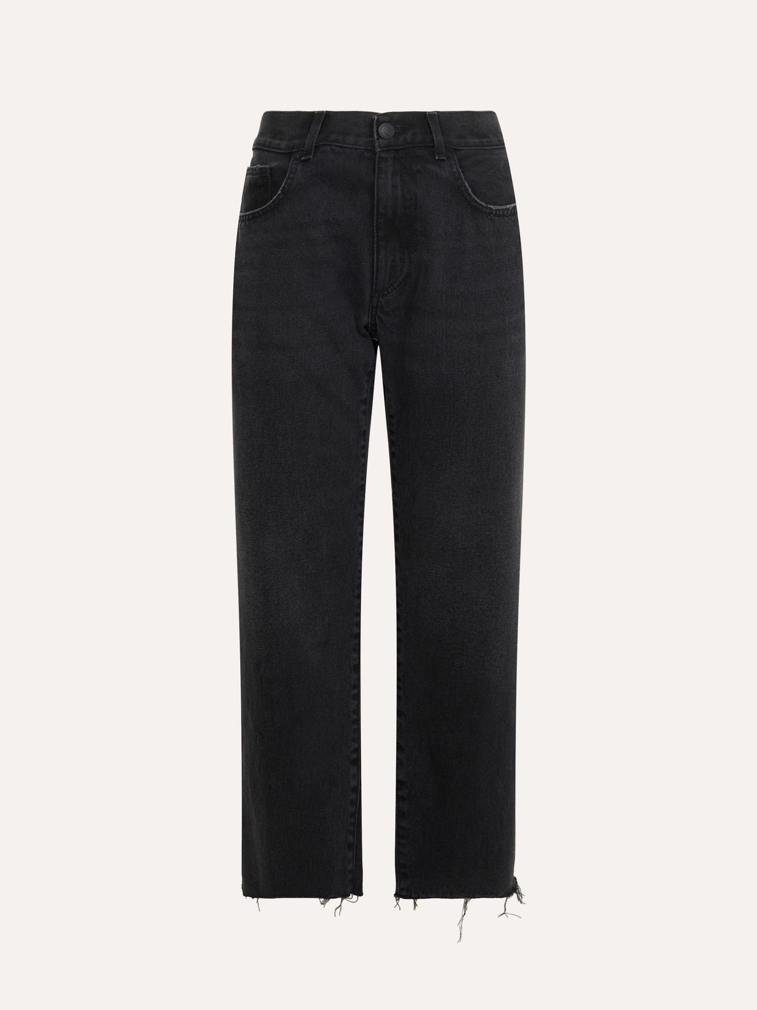 Ballantyne BLACK DENIM JEANS WITH RAW-CUT HEM - COD. BLT172 UCTYY 15517