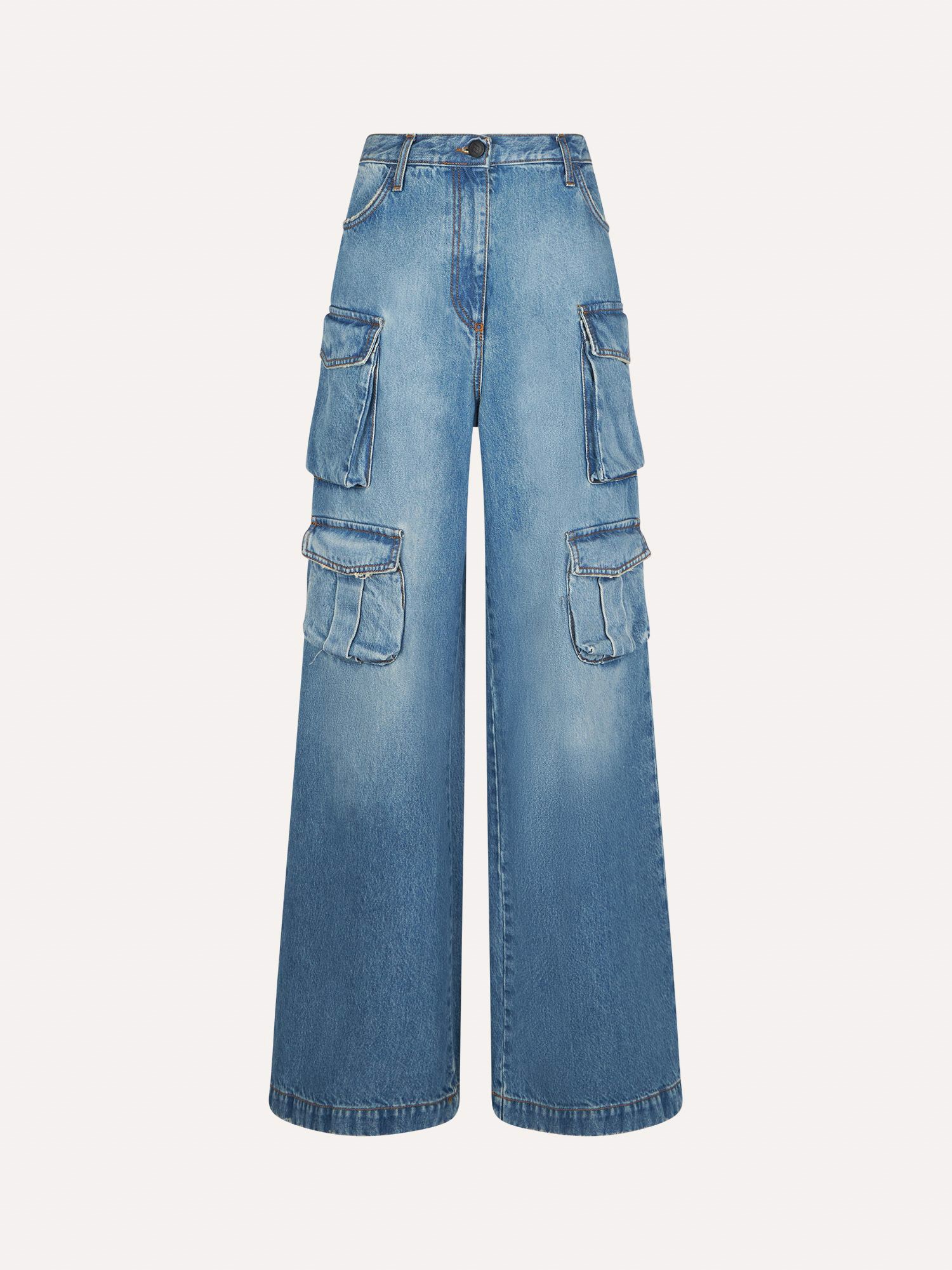 Ballantyne LOW WAIST CARGOS IN DENIM - COD. BLT174 UCTDF 13084