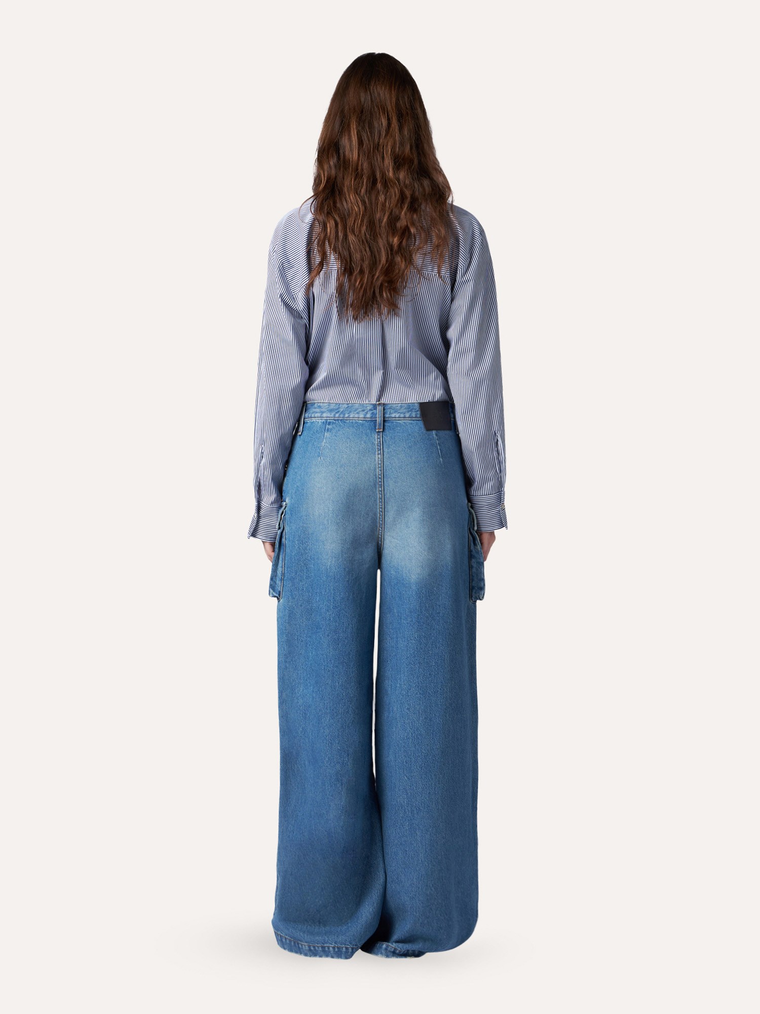 Ballantyne LOW WAIST CARGOS IN DENIM - COD. BLT174 UCTDF 13084