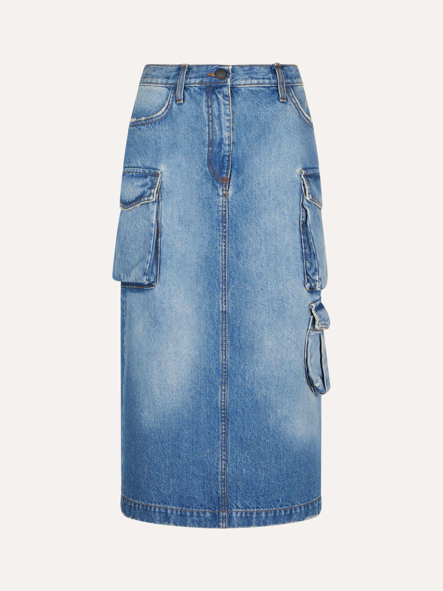 Ballantyne DENIM CARGO SKIRT - COD. BLGS42 UCTDF 13785
