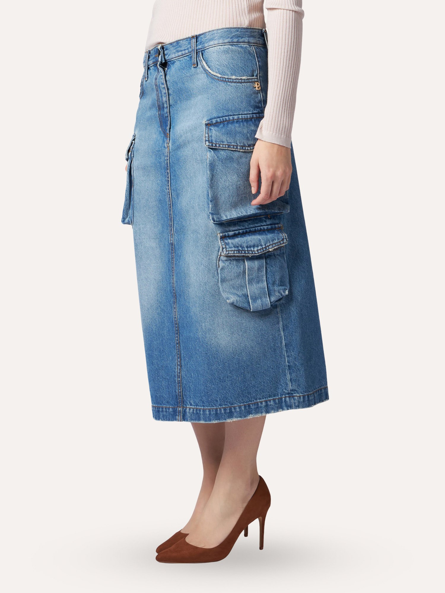 Ballantyne DENIM CARGO SKIRT - COD. BLGS42 UCTDF 13785
