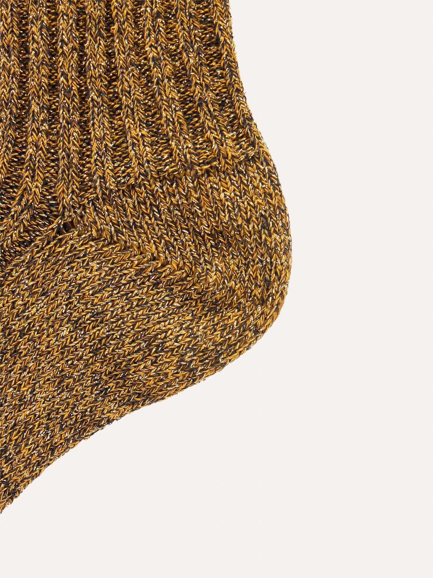 Ballantyne RIBBED COTTON AND LAMÉ SOCKS - COD. BLX030 12C88 10565