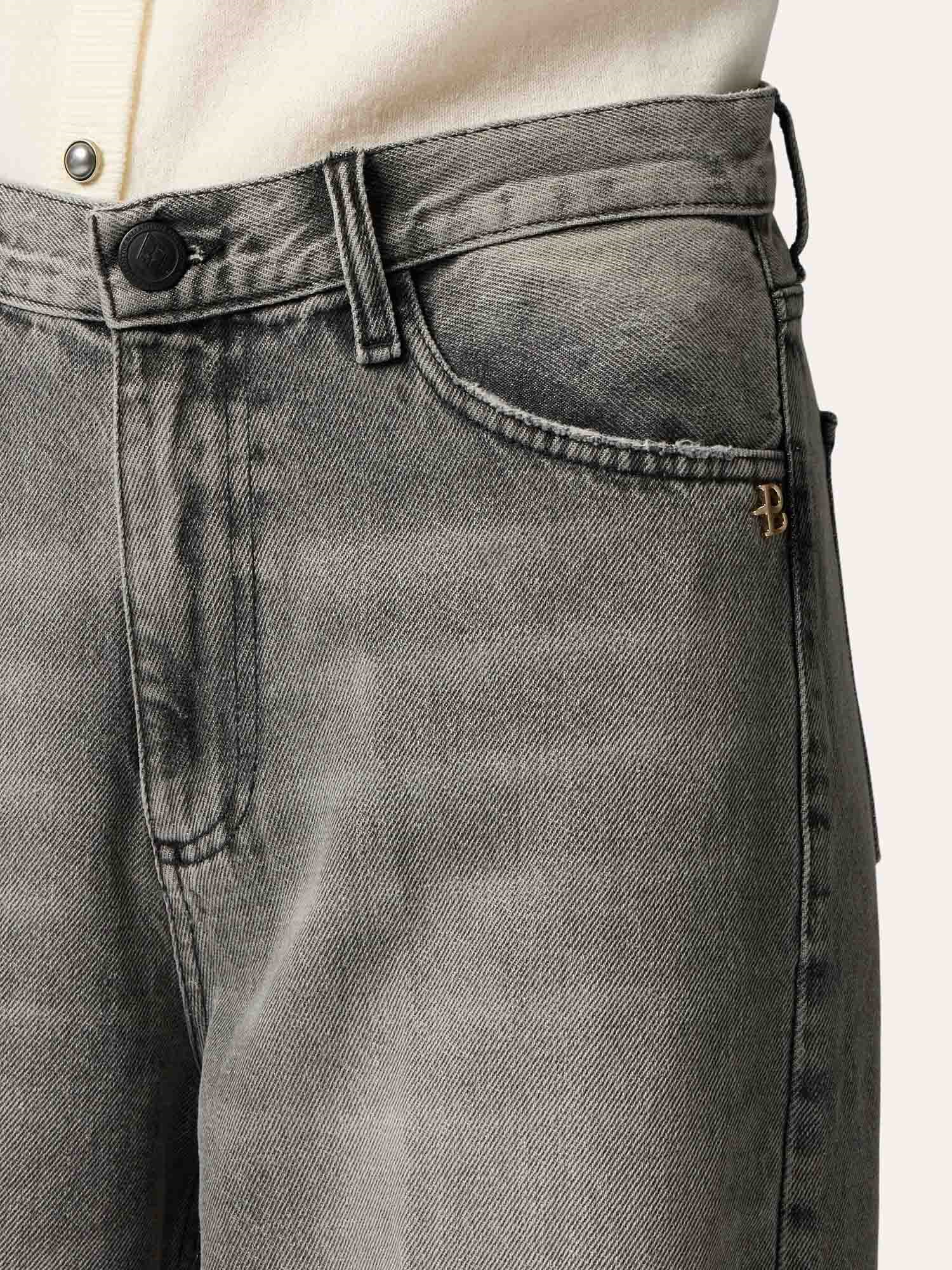 Ballantyne WOMEN'S BOYFRIEND JEANS IN PURE COTTON - COD. BLT198 UCT33 15103