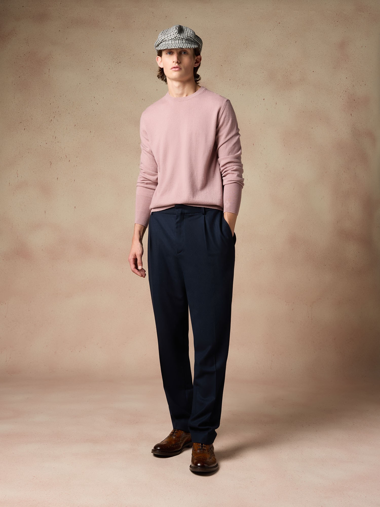 Ballantyne FALTENHOSE AUS SCHURWOLLFLANELL - COD. BMT094 UWUNI 13777