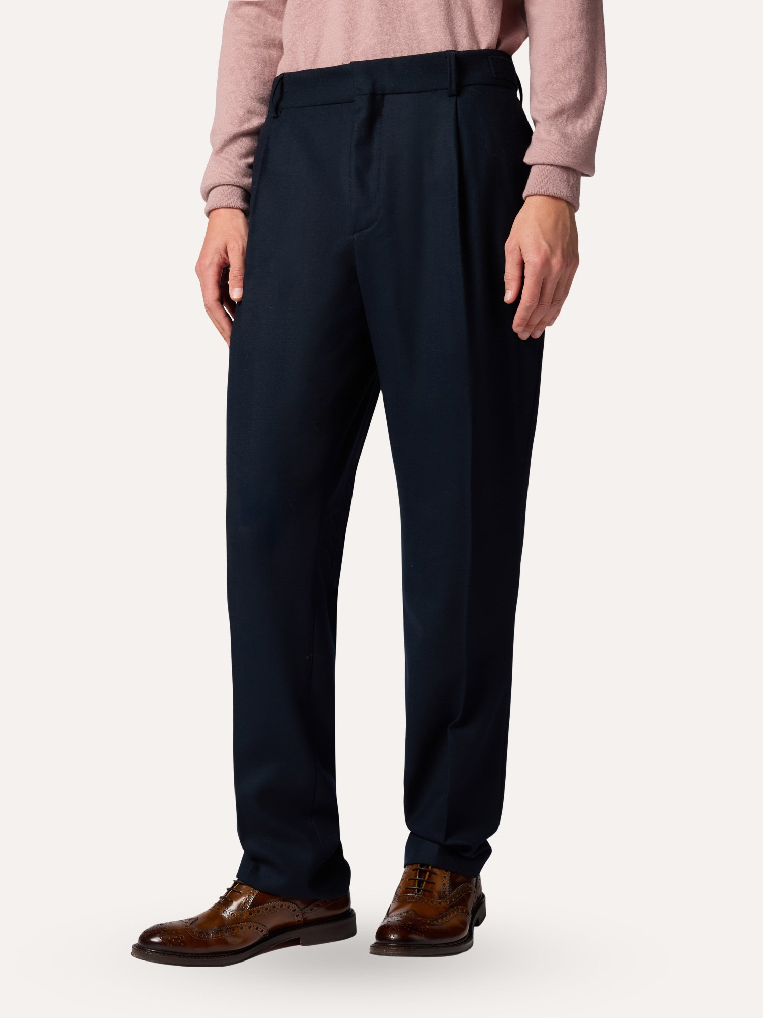 Ballantyne FALTENHOSE AUS SCHURWOLLFLANELL - COD. BMT094 UWUNI 13777
