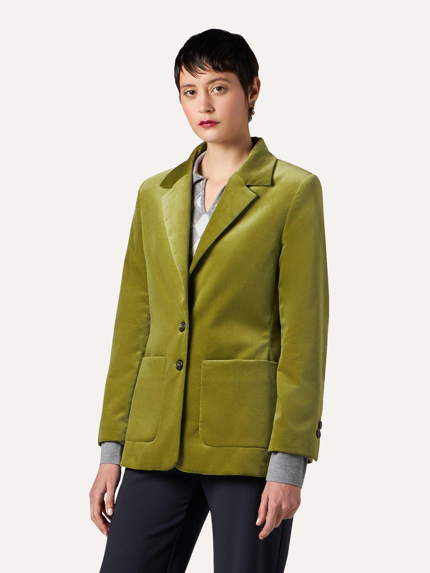 Ballantyne EINREIHIGER VELVET BLAZER - COD. BLJ057 UCECT 12632