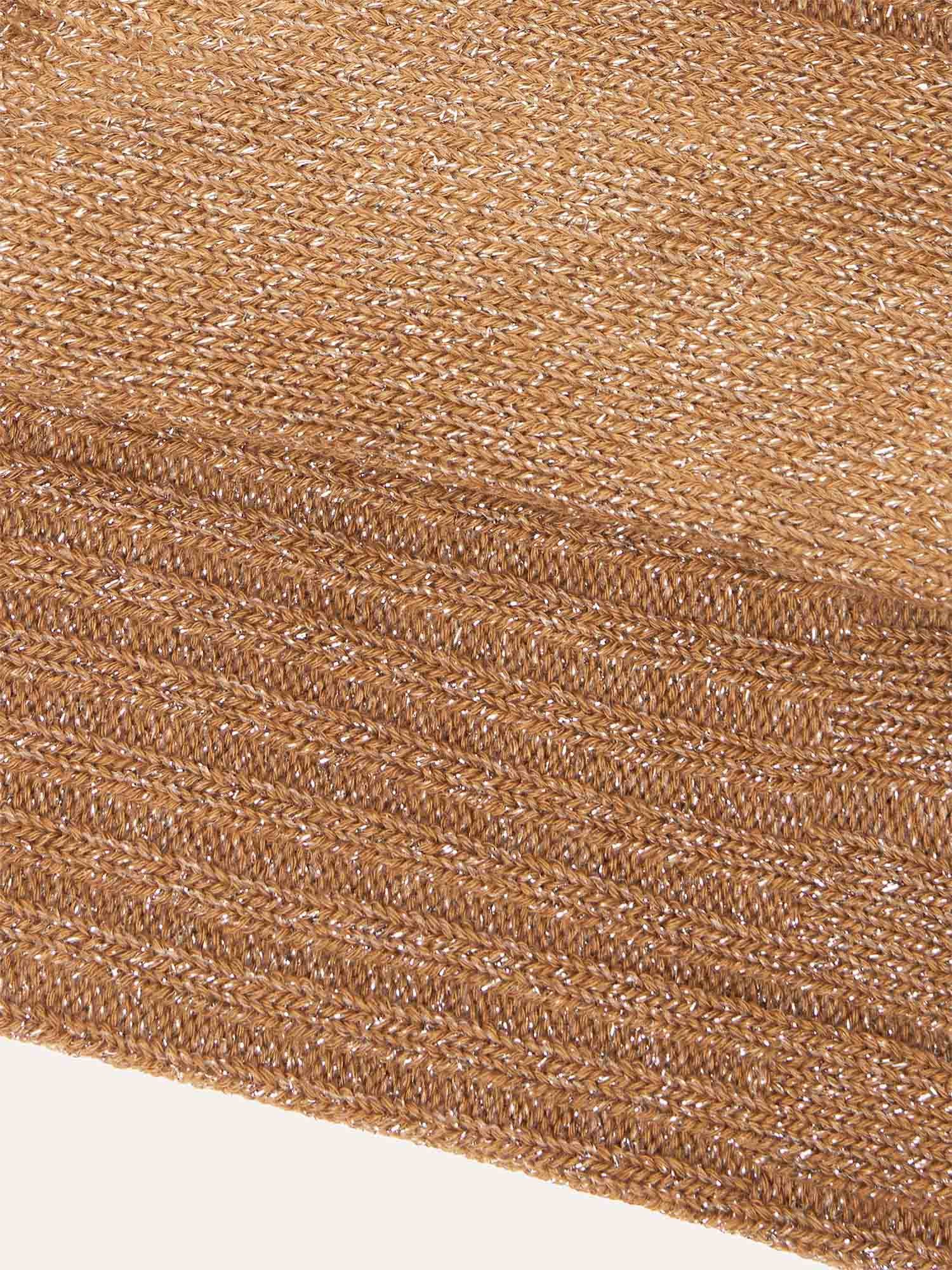 Ballantyne MULTICOLOUR RIBBED COTTON AND LAMÉ SOCKS - COD. BLX030 12C88 14795