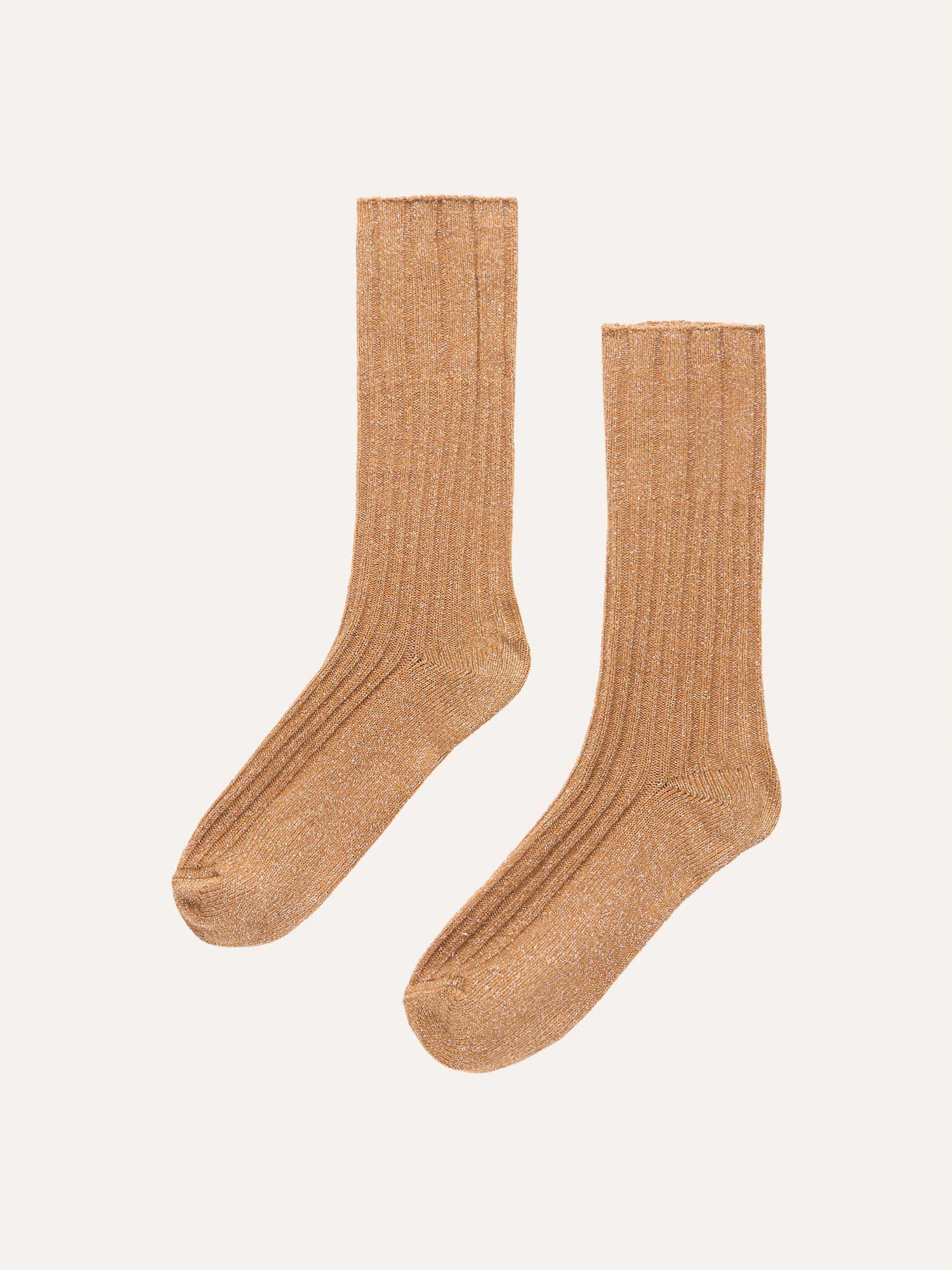 Ballantyne MULTICOLOUR RIBBED COTTON AND LAMÉ SOCKS - COD. BLX030 12C88 14795