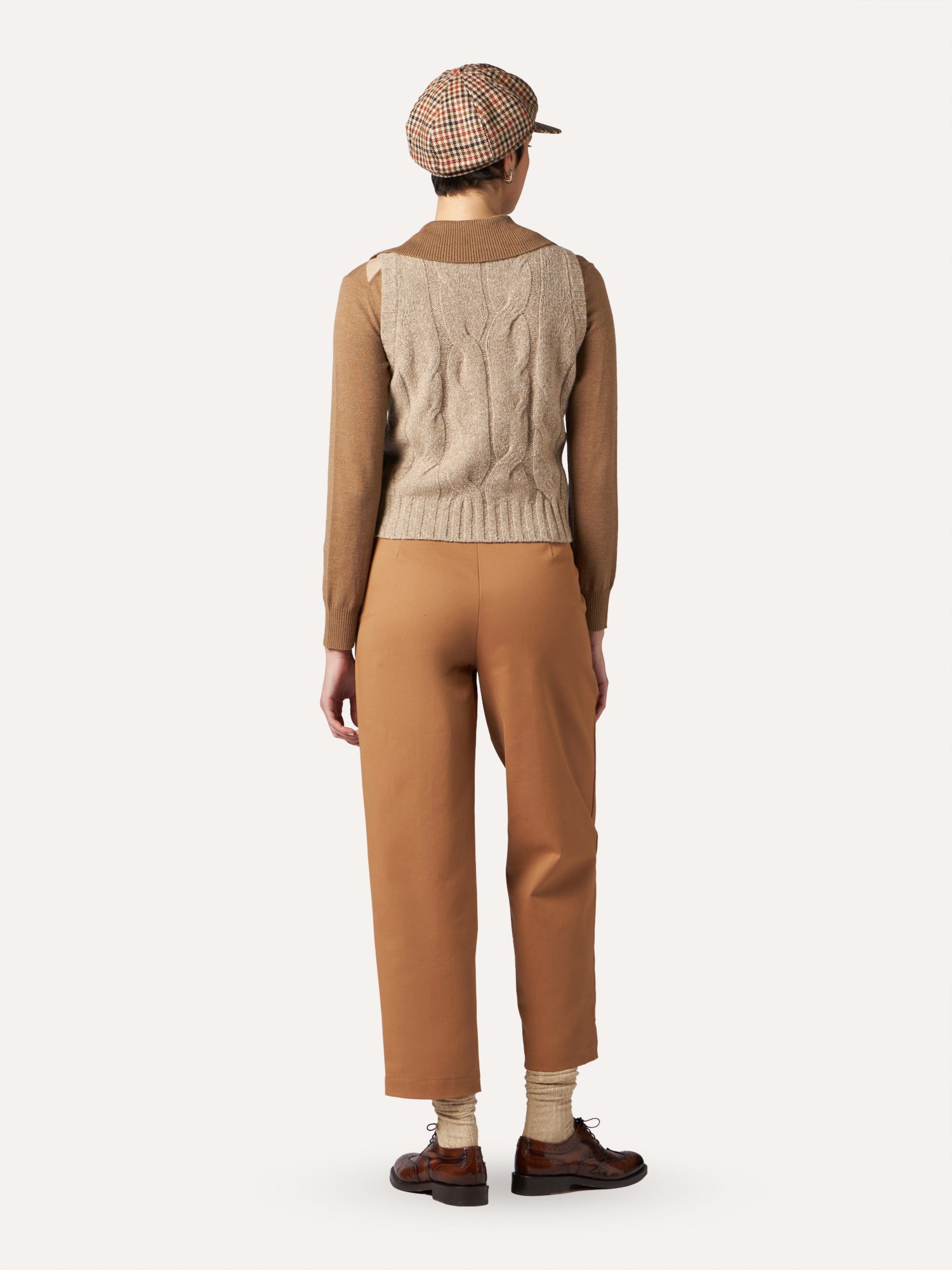Ballantyne GEFLOCHTENE MAXI-WESTE AUS WOLL- UND SEIDENMISCHUNG - COD. B1S141 5W126 14203