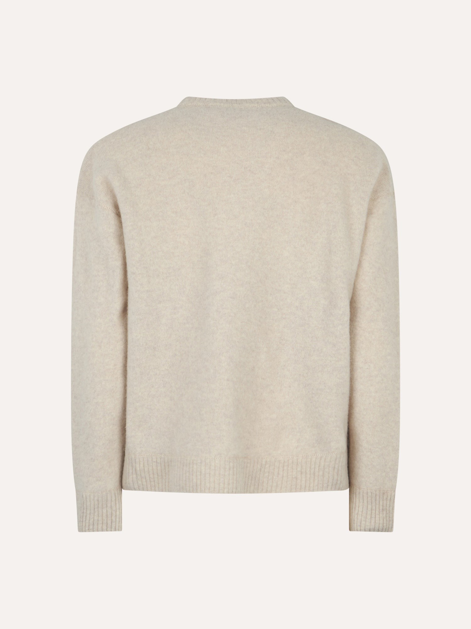 ballantyne EMBROIDERED BRUSHED WOOL CREWNECK JUMPER available on