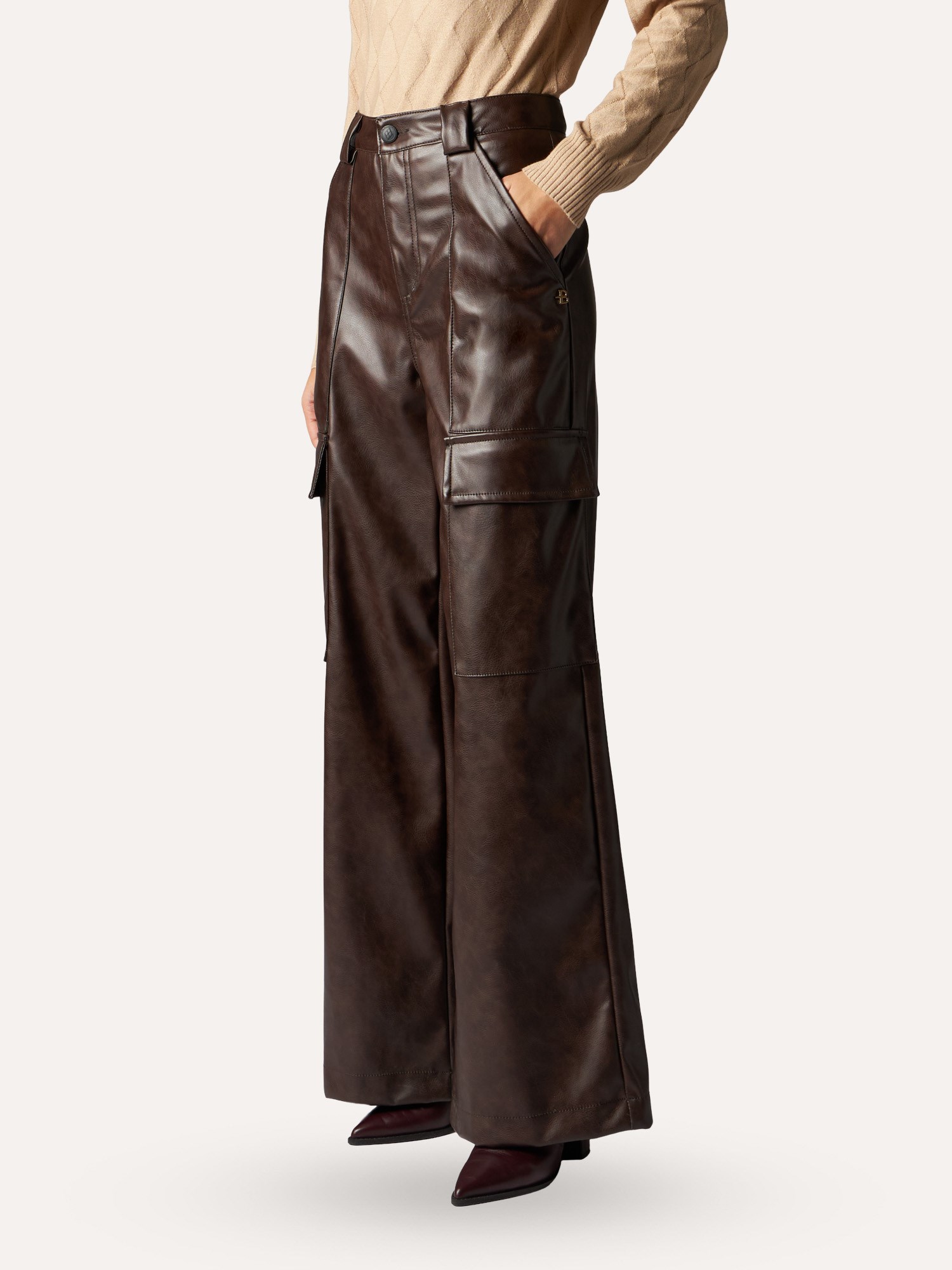 Ballantyne CARGOHOSE MIT LEDEREFFEKT - COD. BLT173 UPL48 14590
