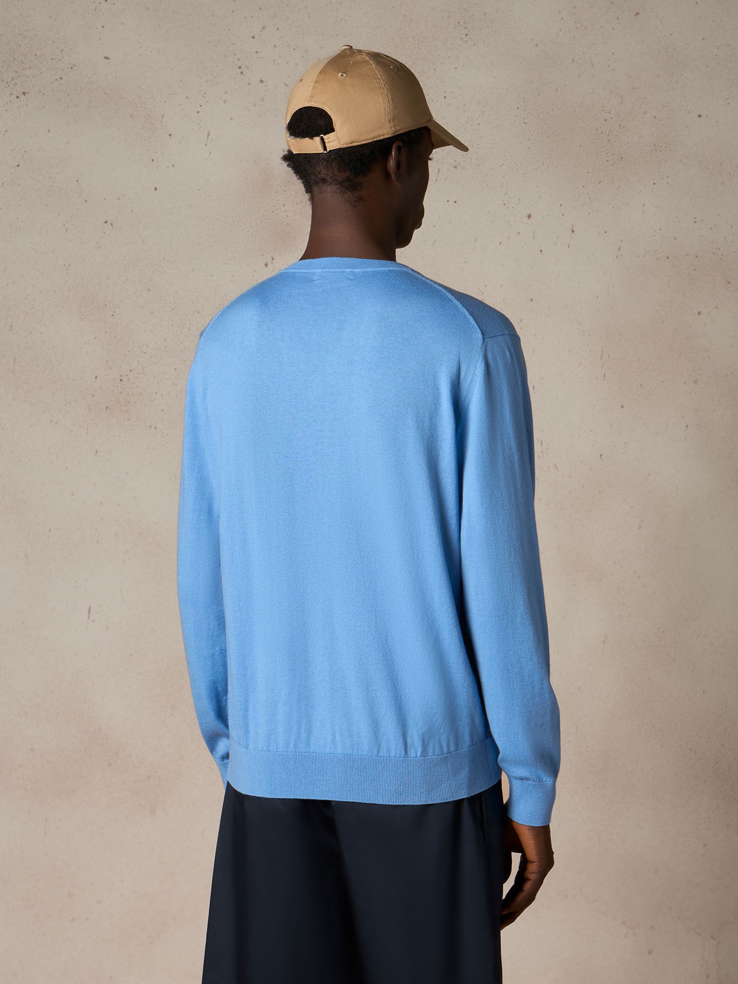 Ballantyne COTTON AND CASHMERE V-NECK WITH DIAMOND PATTERN - COD. B2P001 14CA8 93116