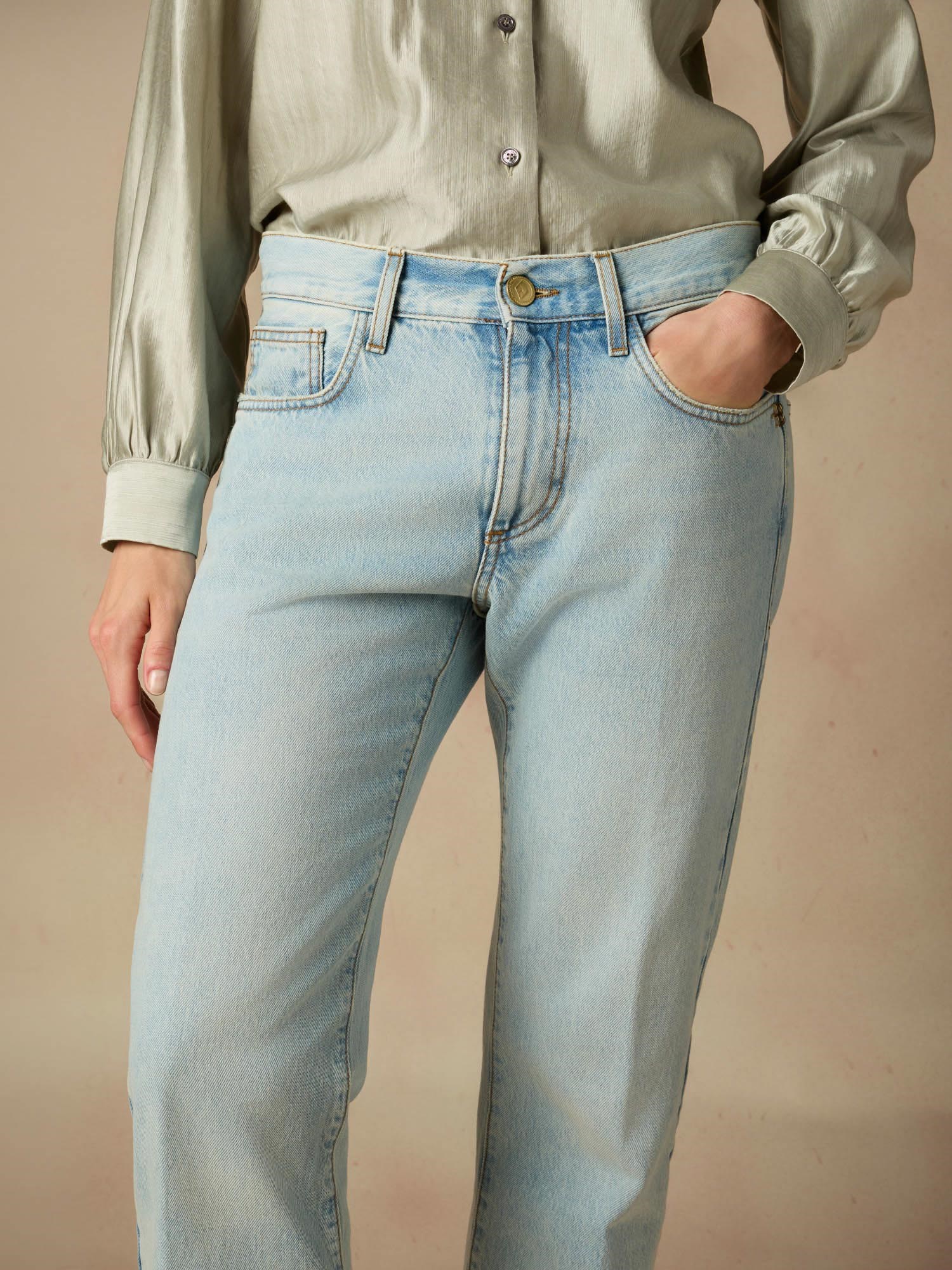 Ballantyne HIGH WAISTED COTTON JEANS - COD. BLT172 UCTDF 01720