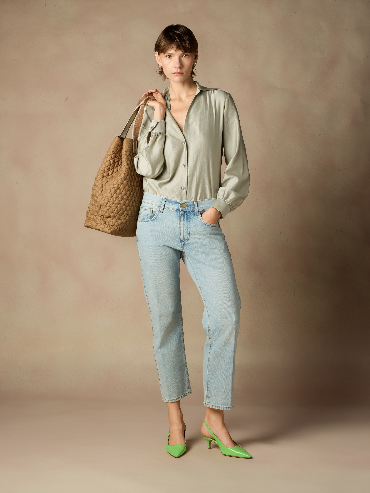 Ballantyne HIGH WAISTED COTTON JEANS - COD. BLT172 UCTDF 01720