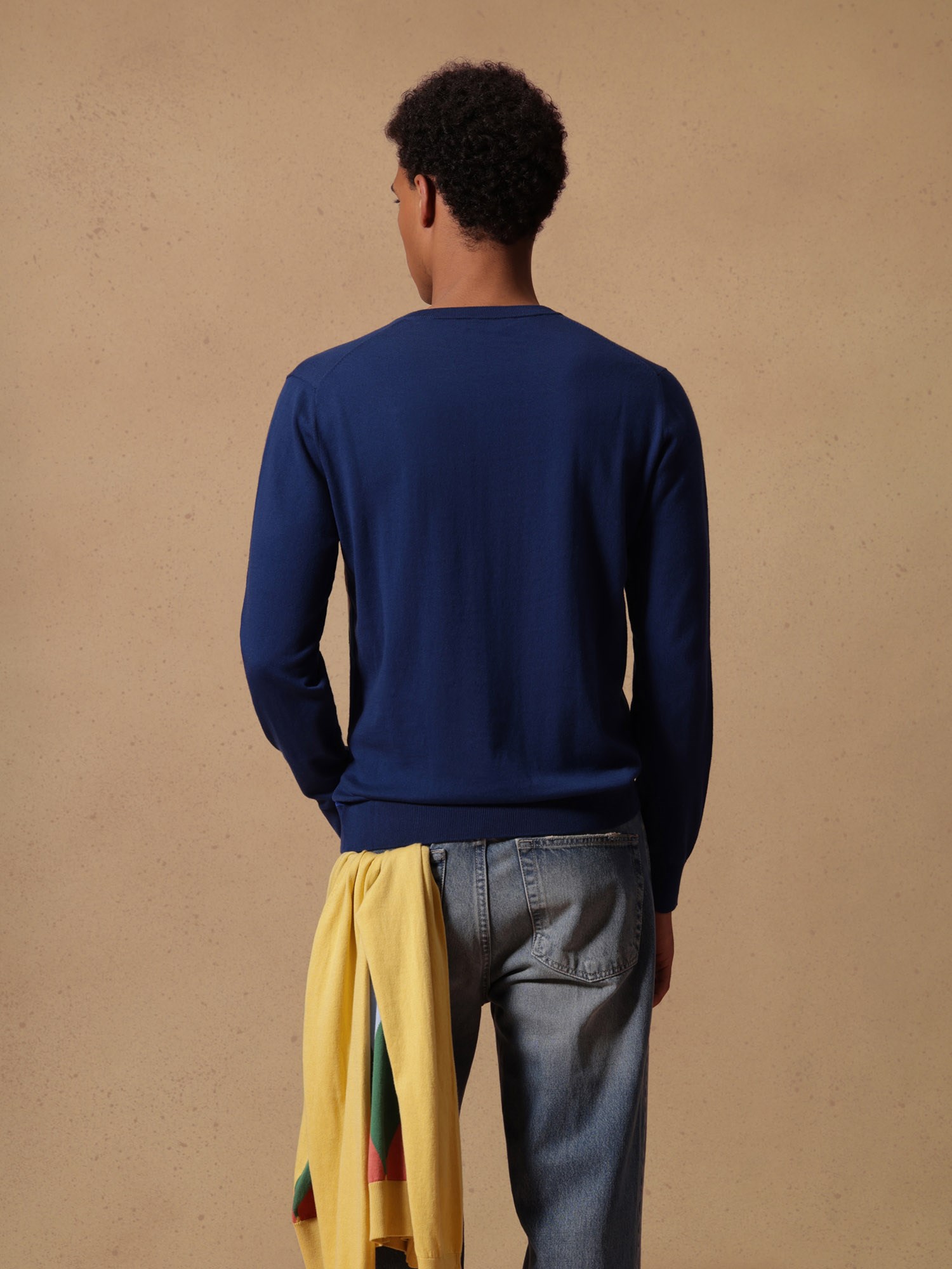 Ballantyne V NECK JUMPER WITH DIAMOND PATTERN - COD. B2P001 14CA8 93885
