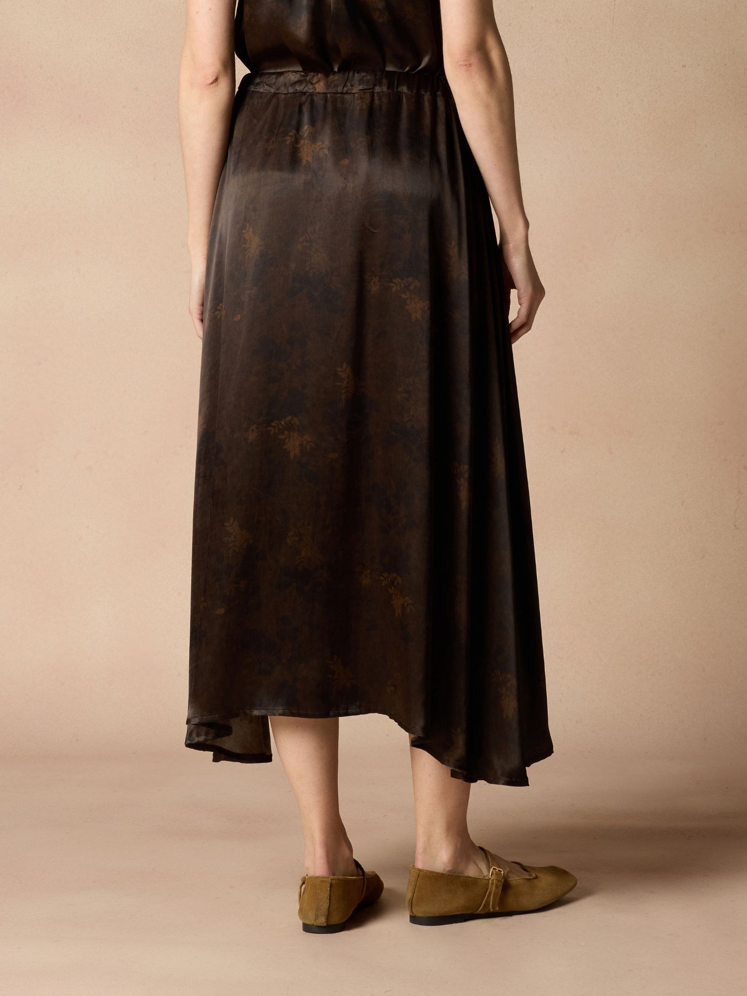 Ballantyne FLORAL PRINT SILK BLEND SKIRT - COD. BLG172 SVA02 74506