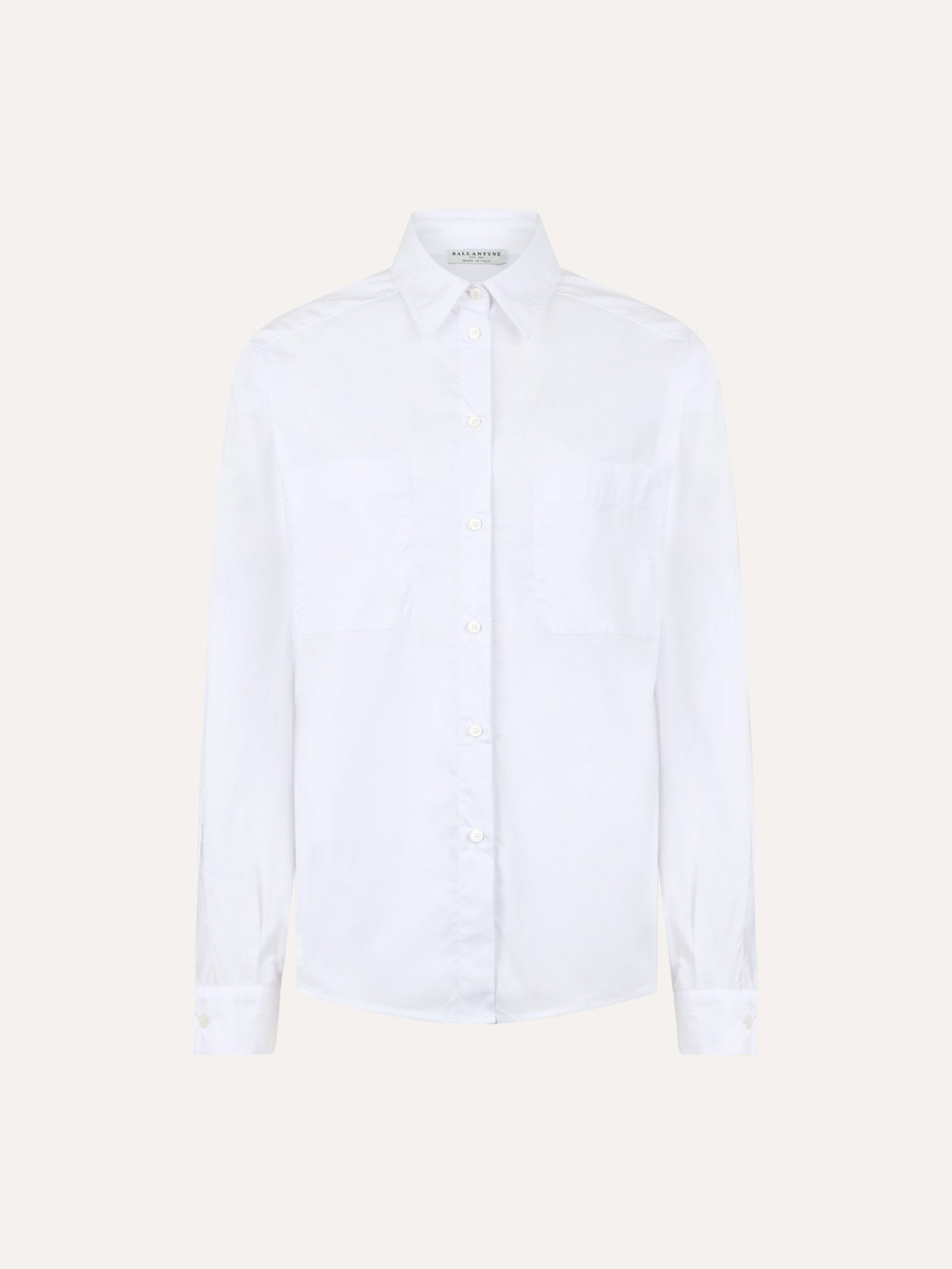 Ballantyne CLASSIC SHIRT 100% COTTON WITH FRONT POCKETS - COD. BLH138 UCT1D 10014