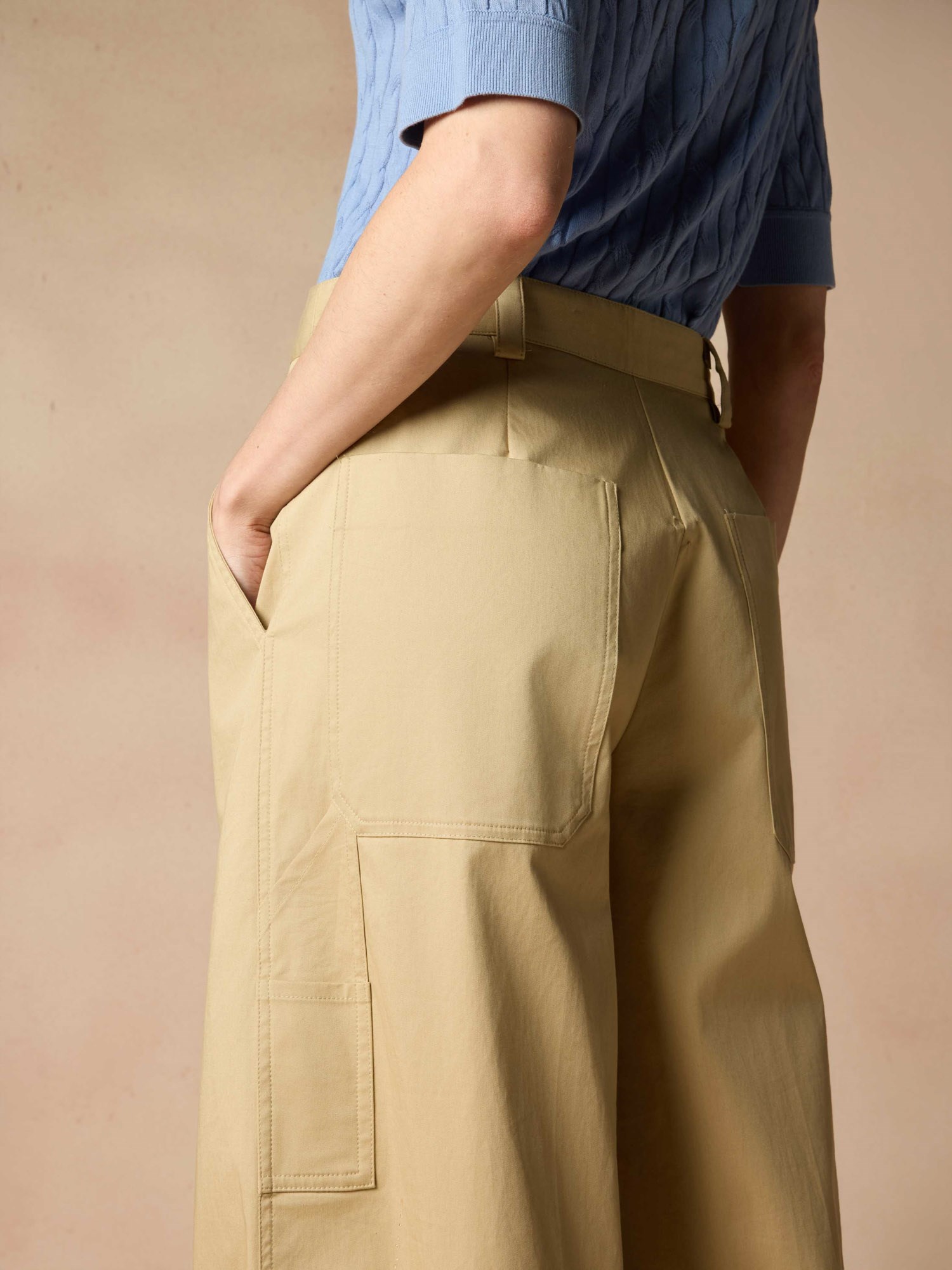 Ballantyne PALAZZO TROUSERS IN COTTON GABARDINE - COD. BLT207 UCETF 14043