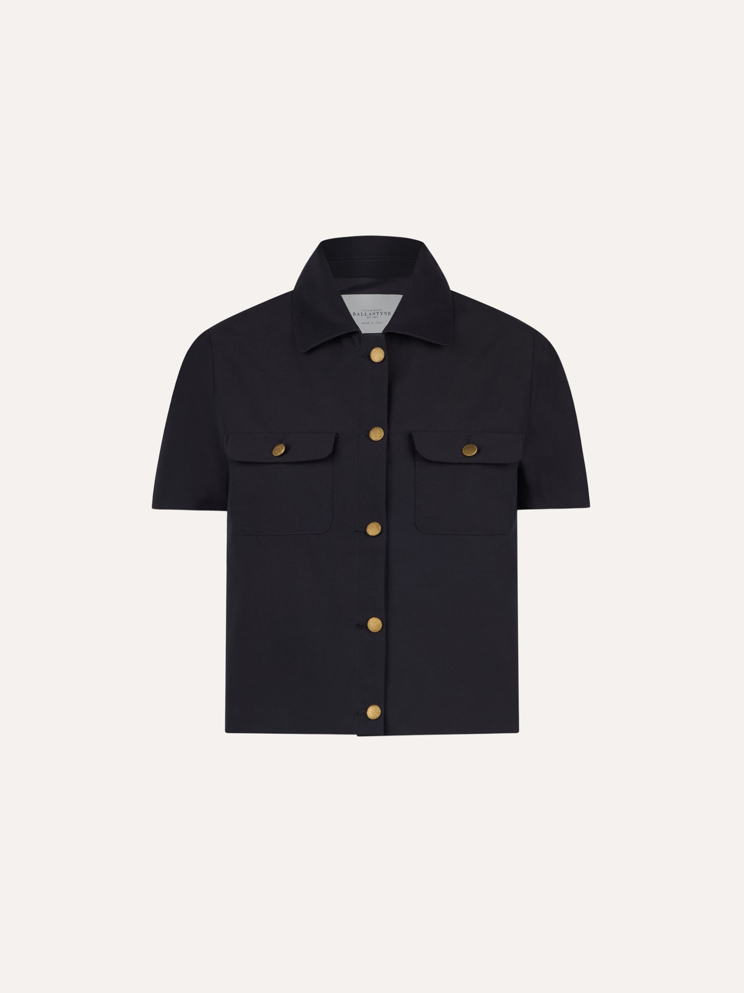 Ballantyne SHORT SLEEVED COTTON SILK JACKET - COD. BLJ060 UCS00 13777