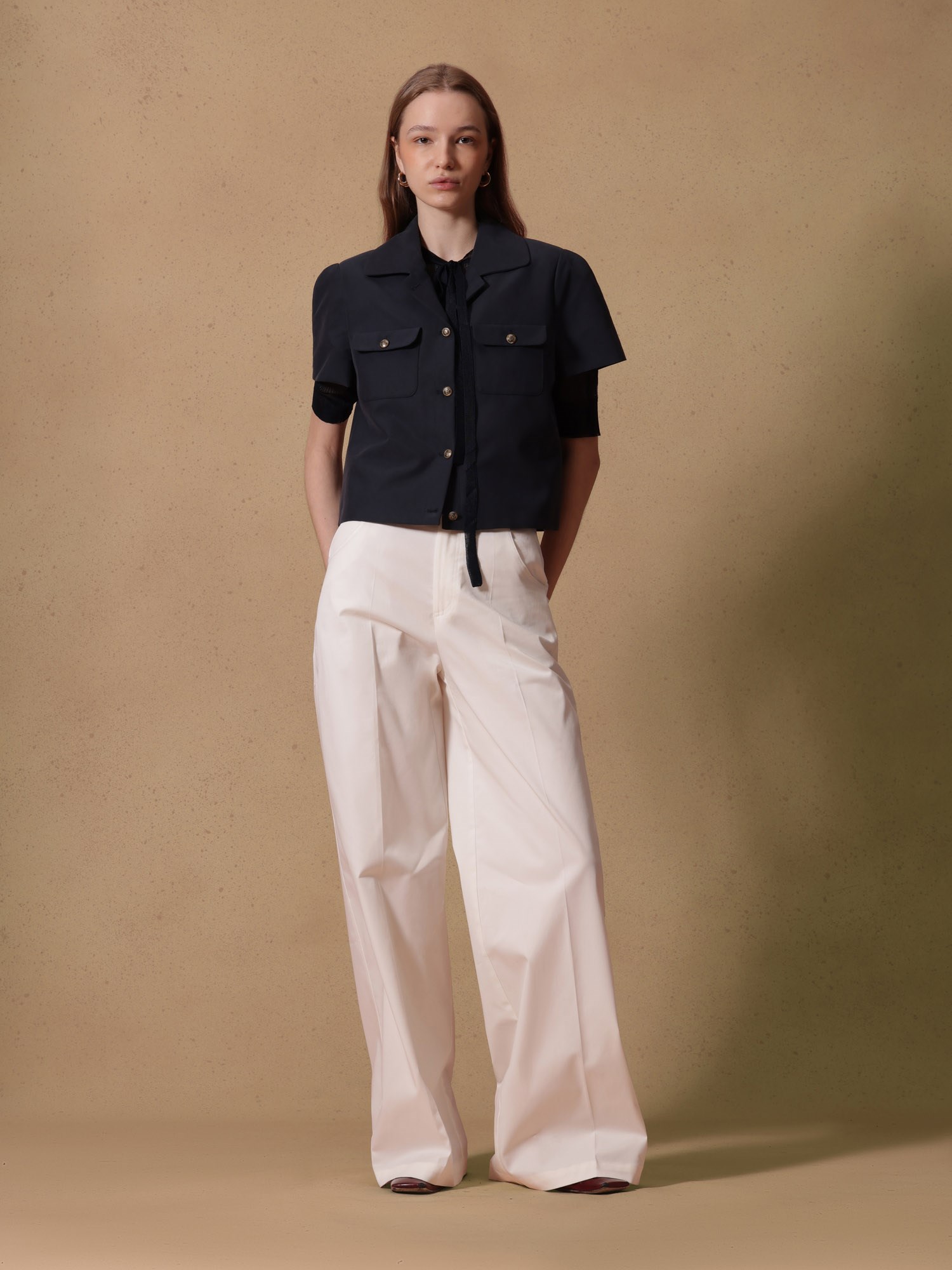 Ballantyne SHORT SLEEVED COTTON SILK JACKET - COD. BLJ060 UCS00 13777