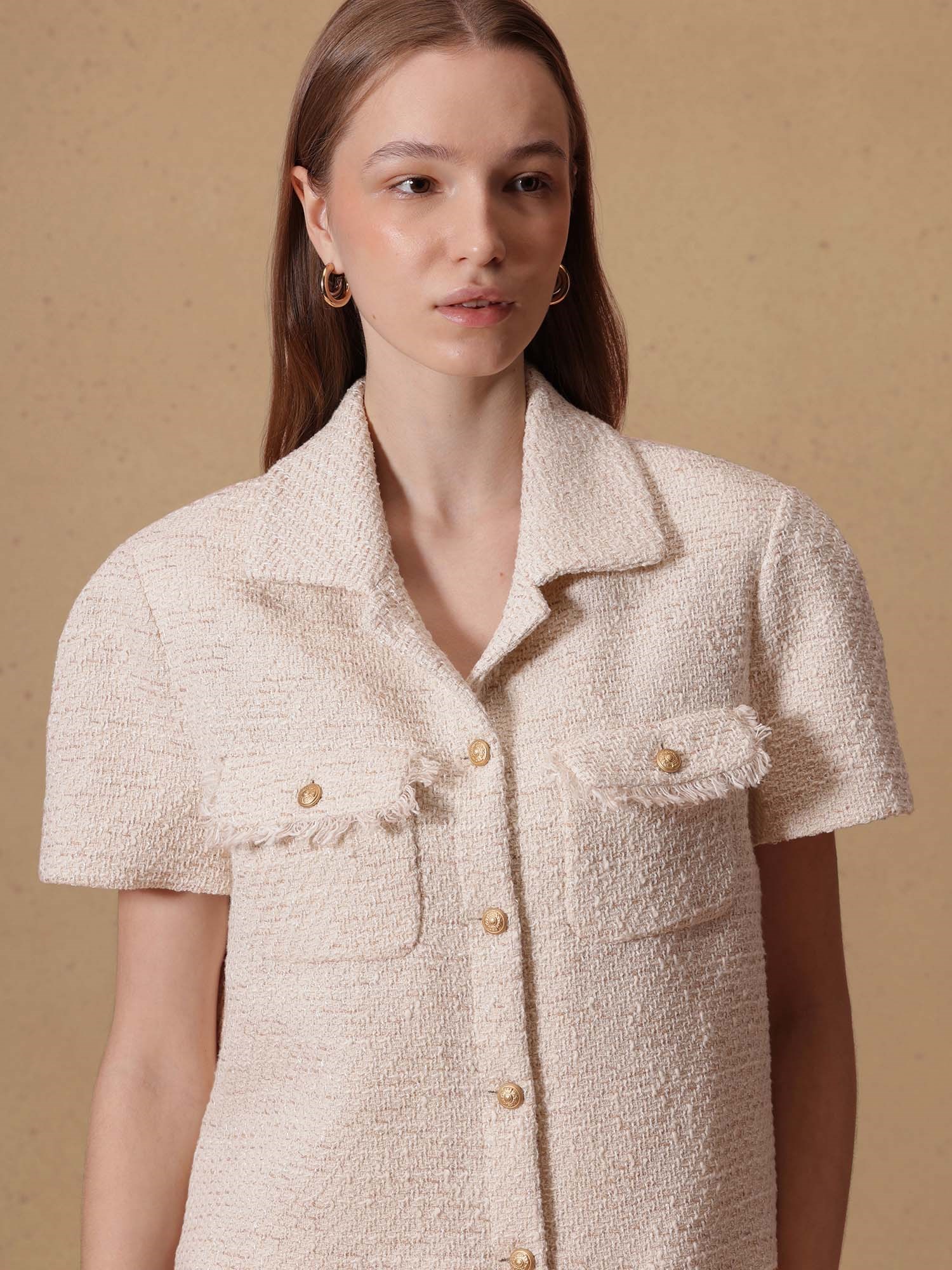 Ballantyne SHORT SLEEVE TWEED JACKET - COD. BLJ060 KCRAD 78036