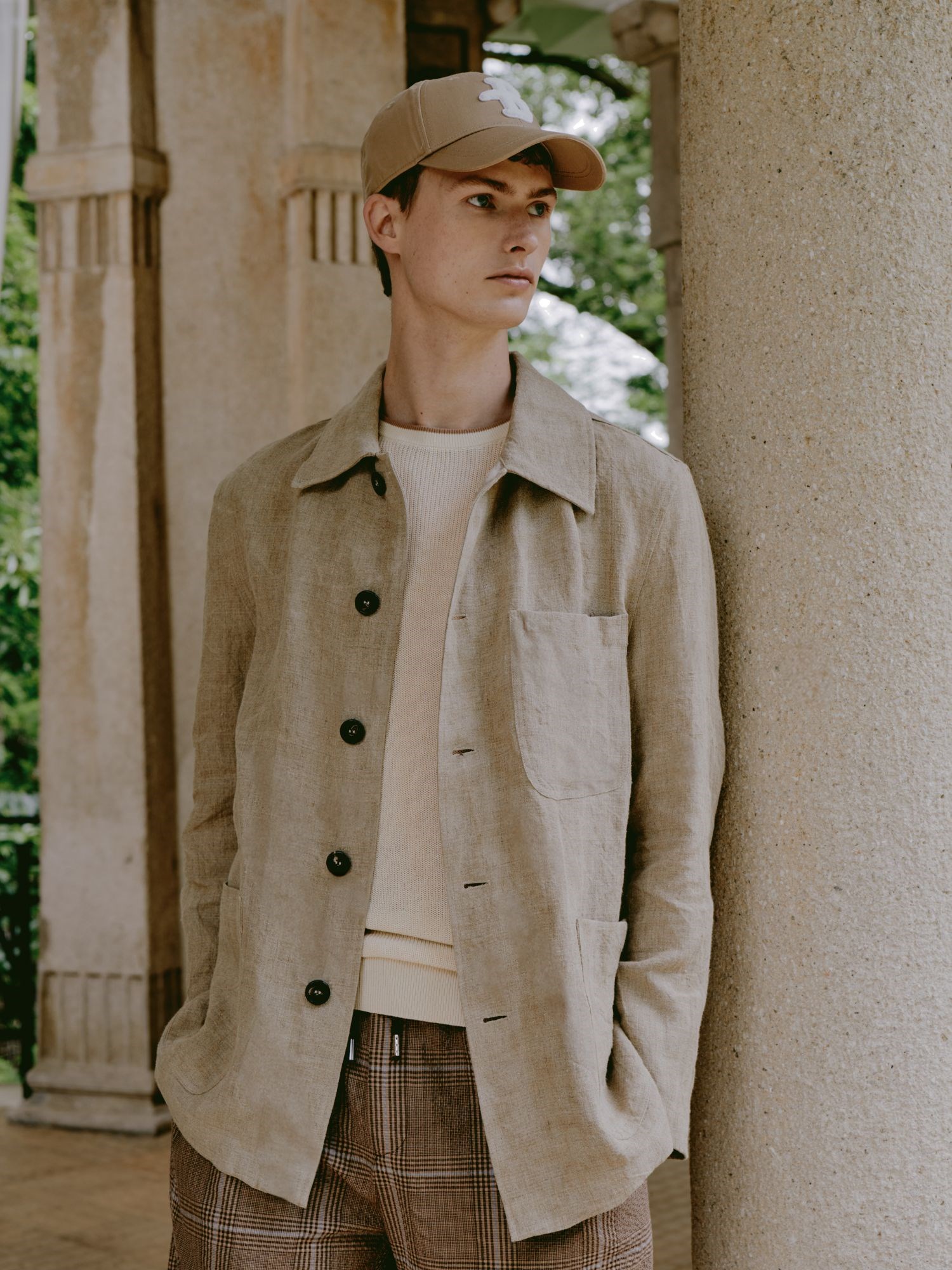 Ballantyne GIACCA LEGGERA IN LINO - COD. BMJ038 ULI00 15023