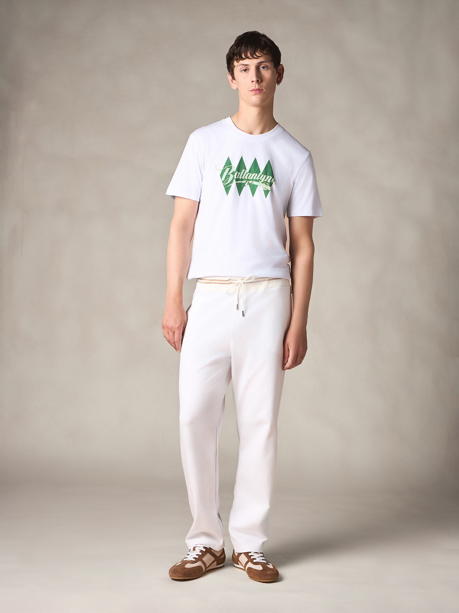 Ballantyne LOGO T-SHIRT IN COTTON - COD. BMW254 UCTH4 10156
