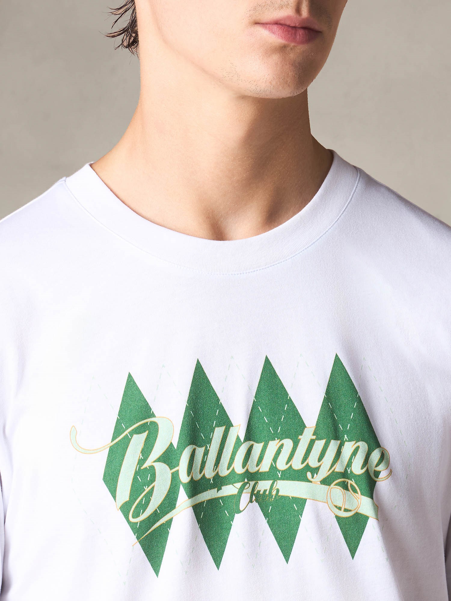 Ballantyne LOGO T-SHIRT IN COTTON - COD. BMW254 UCTH4 10156