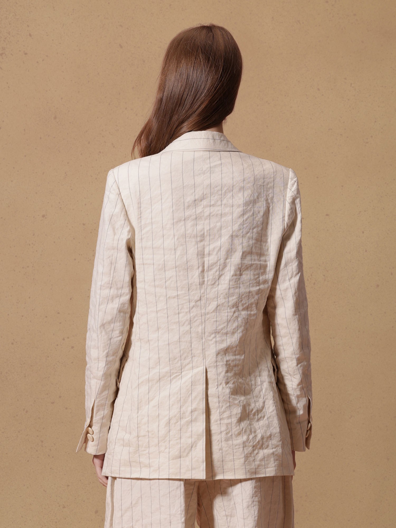 Ballantyne CRUMPLED COTTON PINSTRIPE JACKET - COD. BLJ016 RCT06 78011