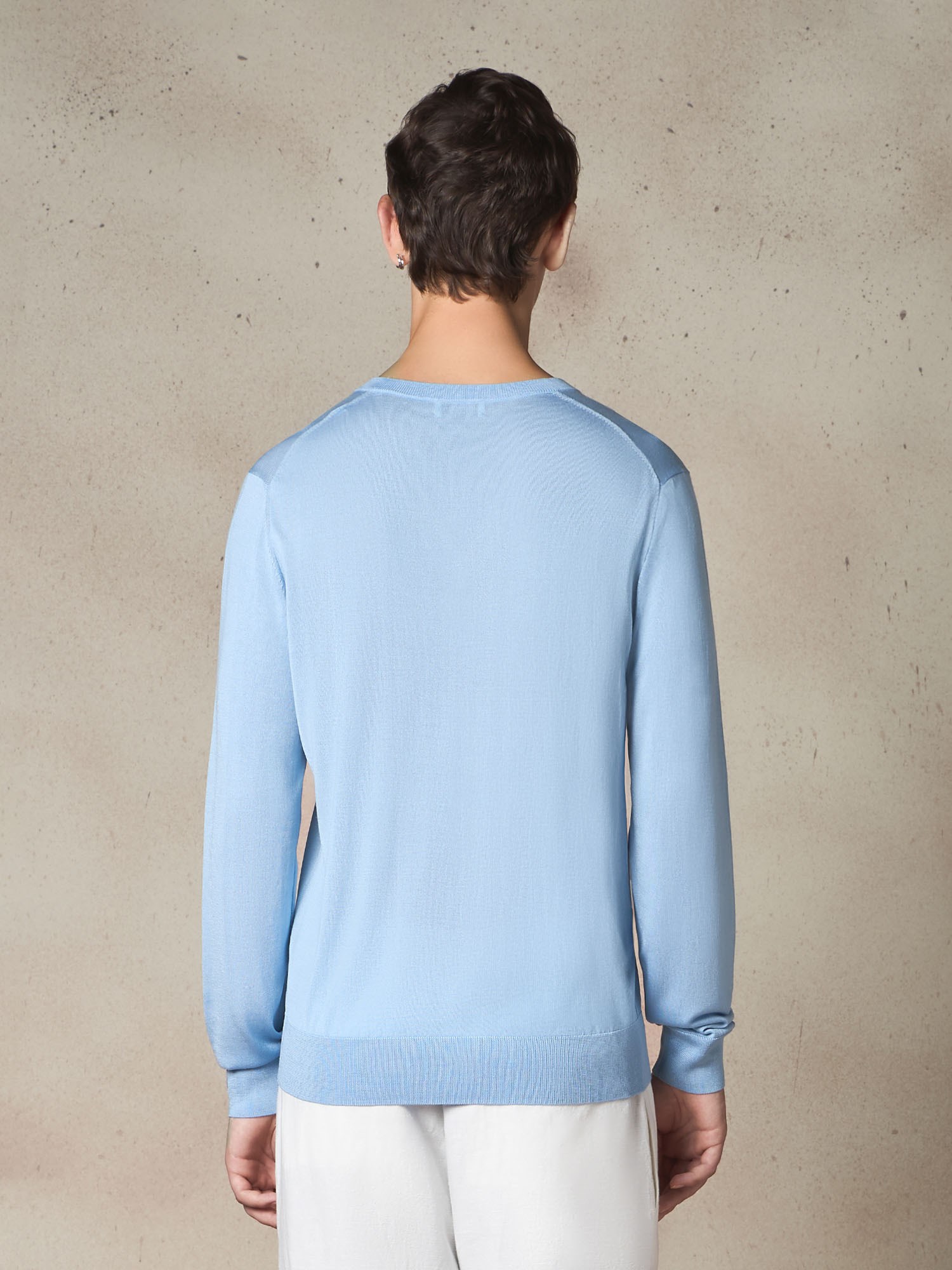 Ballantyne SILK AND CASHMERE V-NECK JUMPER - COD. B2P001 16S05 13182