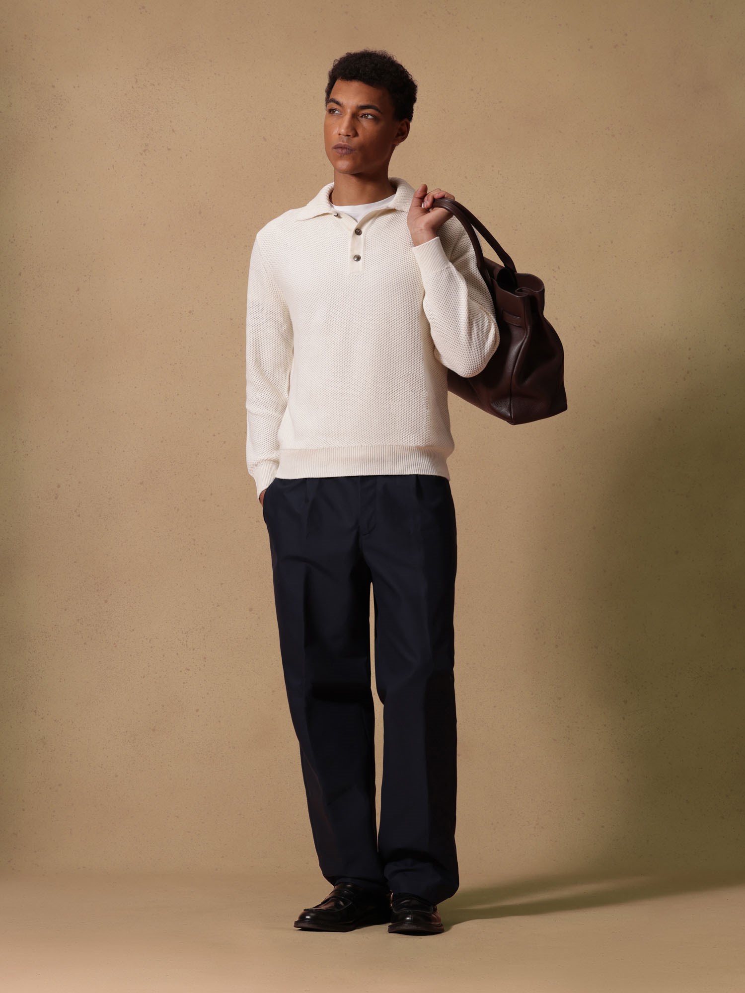 Ballantyne RAW-POLO IN COTONE E CANAPA - COD. B4W233 7C109 10144