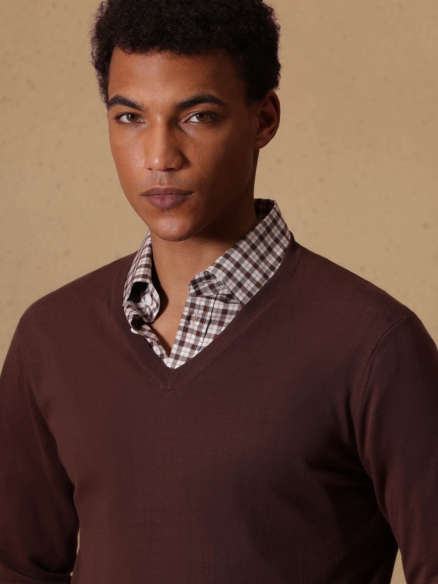 Ballantyne V-NECK JUMPER IN PURE COTTON - COD. B2P001 18C23 14539