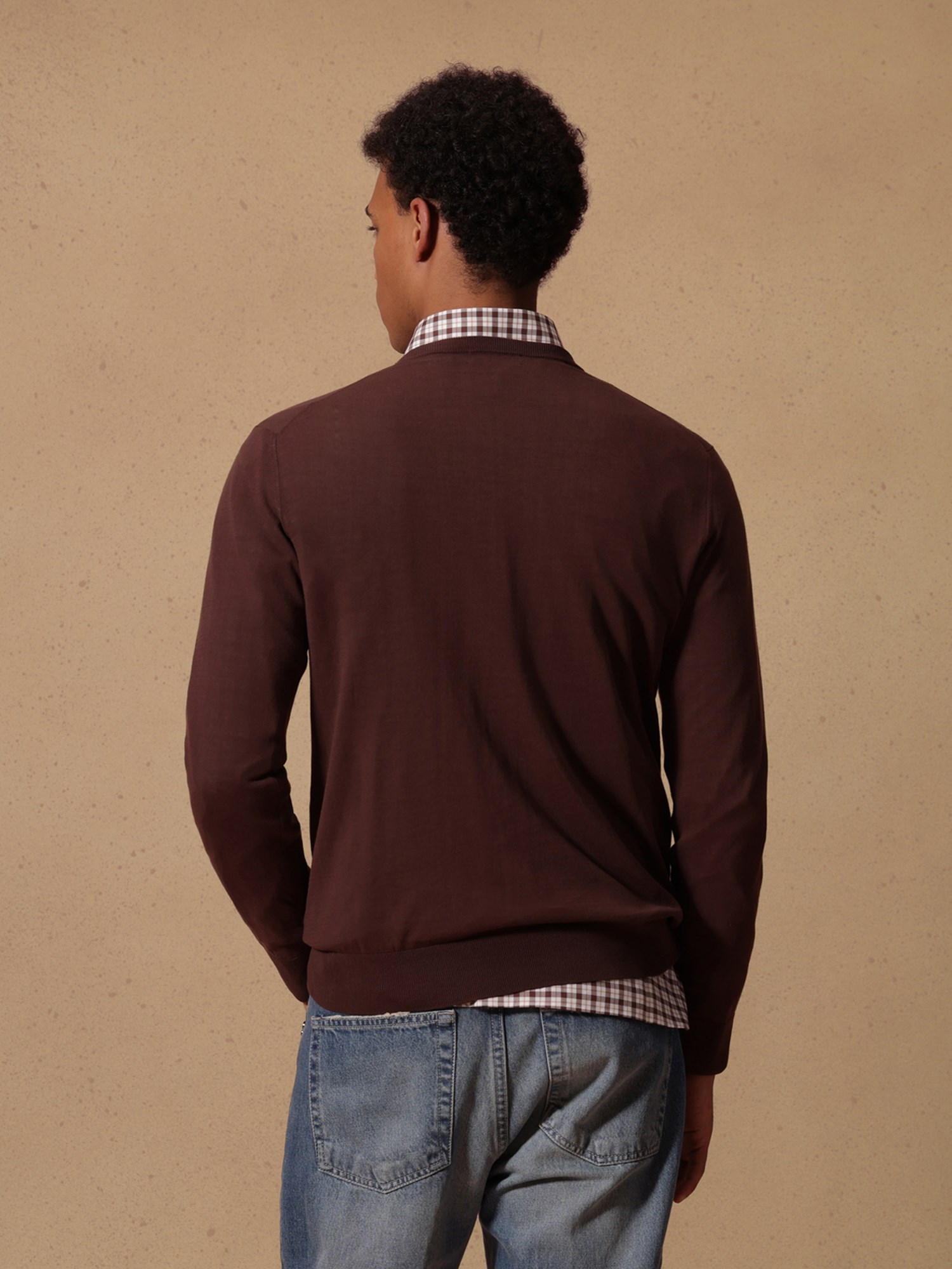 Ballantyne V-NECK JUMPER IN PURE COTTON - COD. B2P001 18C23 14539