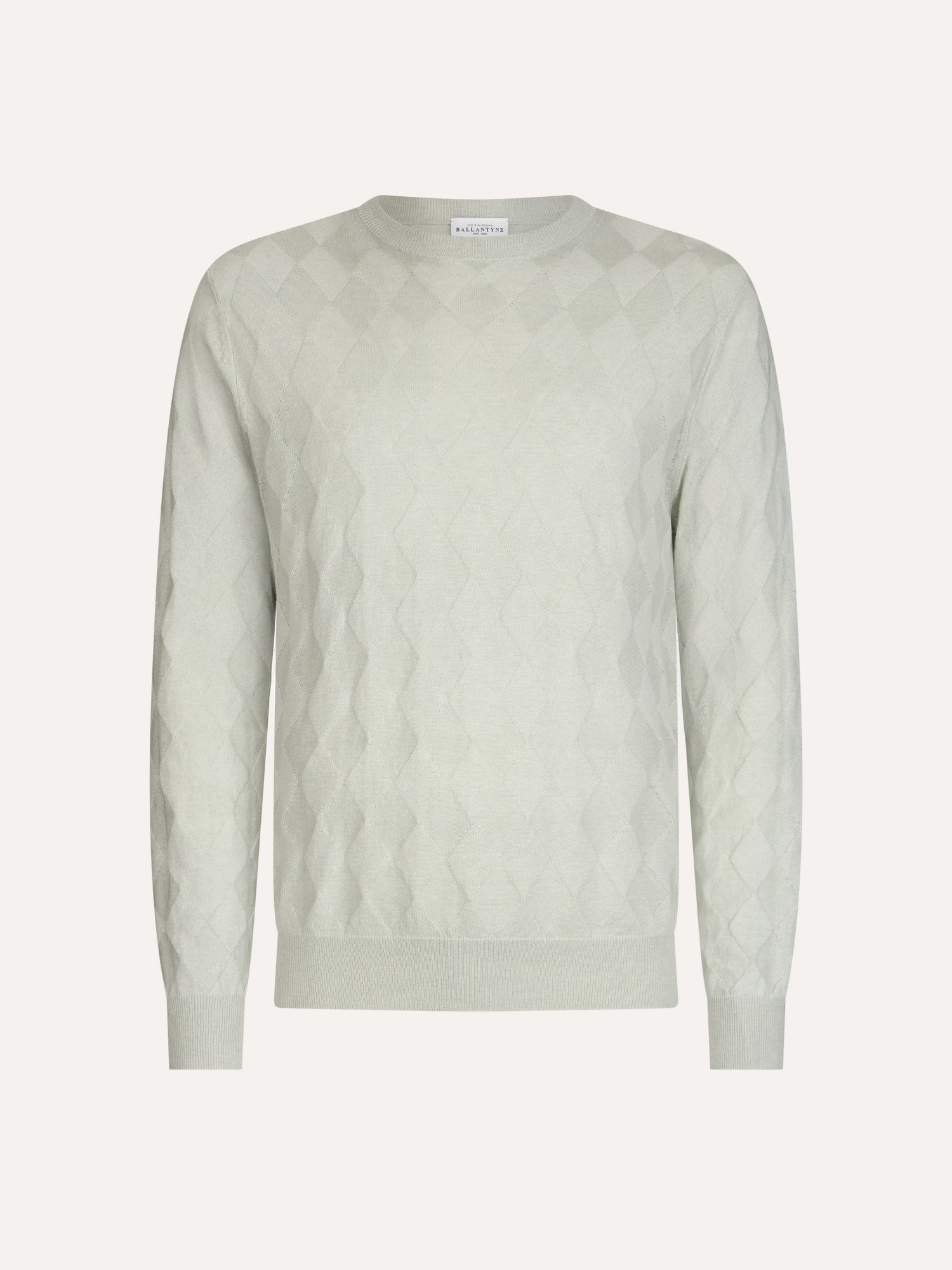 Ballantyne MAGLIA DIAMOND IN COTONE E LINO - COD. B2P000 14C26 12686