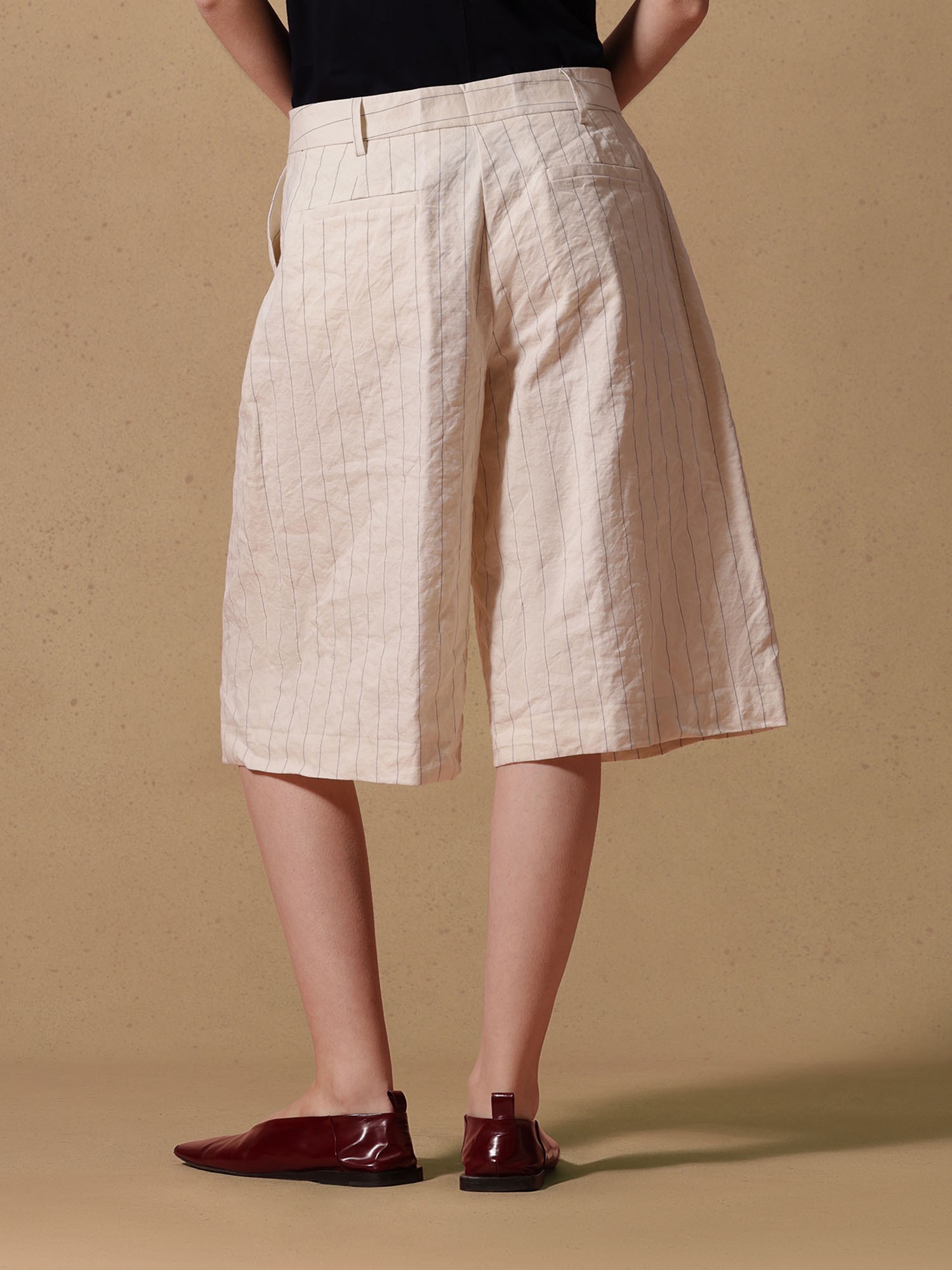 Ballantyne PINSTRIPED COTTON BERMUDA SHORTS - COD. BLT182 RCT06 78011