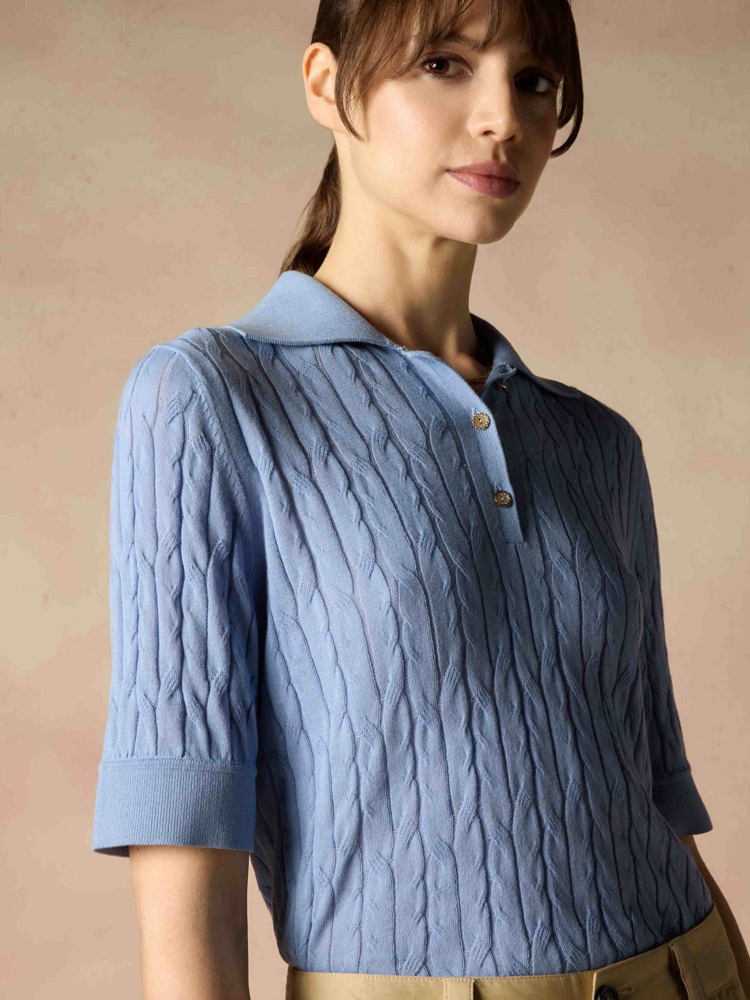Ballantyne POLO HERITAGE LAVORAZIONE TRECCINA - COD. B1W221 16C54 13054