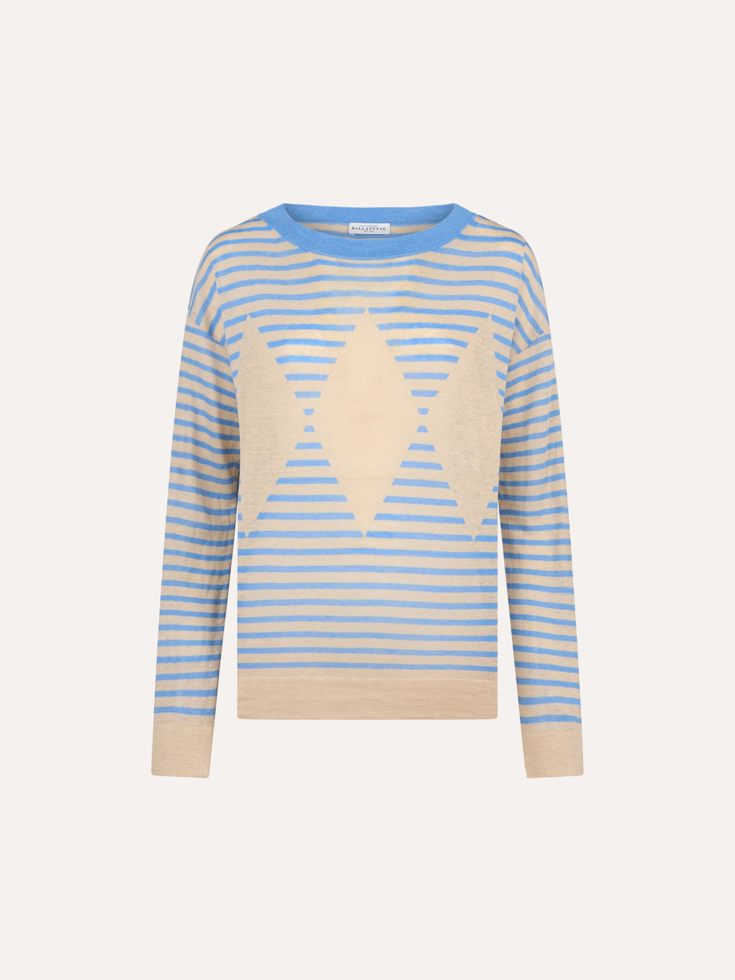Ballantyne 100% LINEN BATEAU NECK PULLOVER - COD. B1P787 14L12 93193