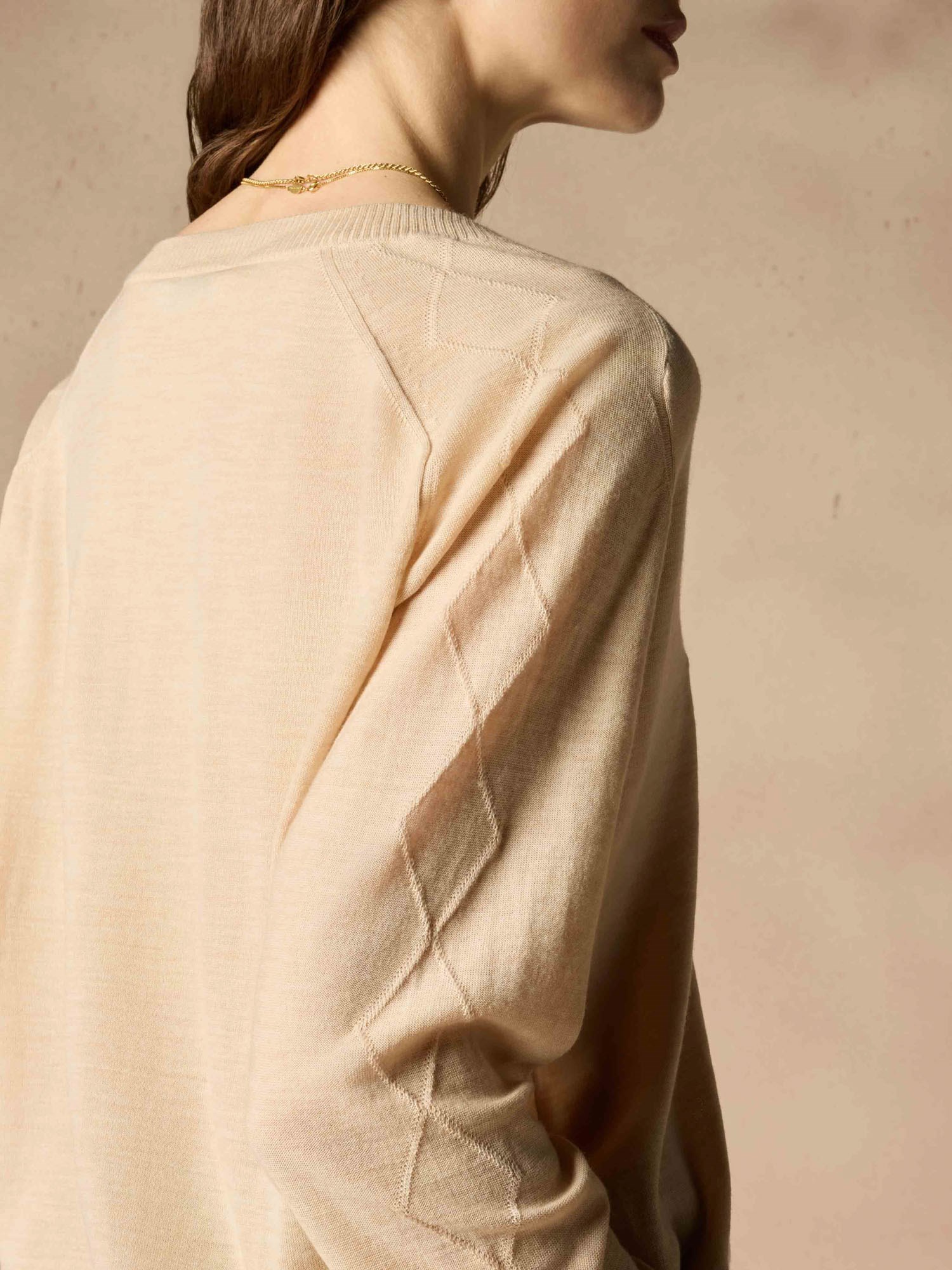 Ballantyne MAGLIA SCOLLO A V IN LANA BASOLAN - COD. B1P736 16W33 14769
