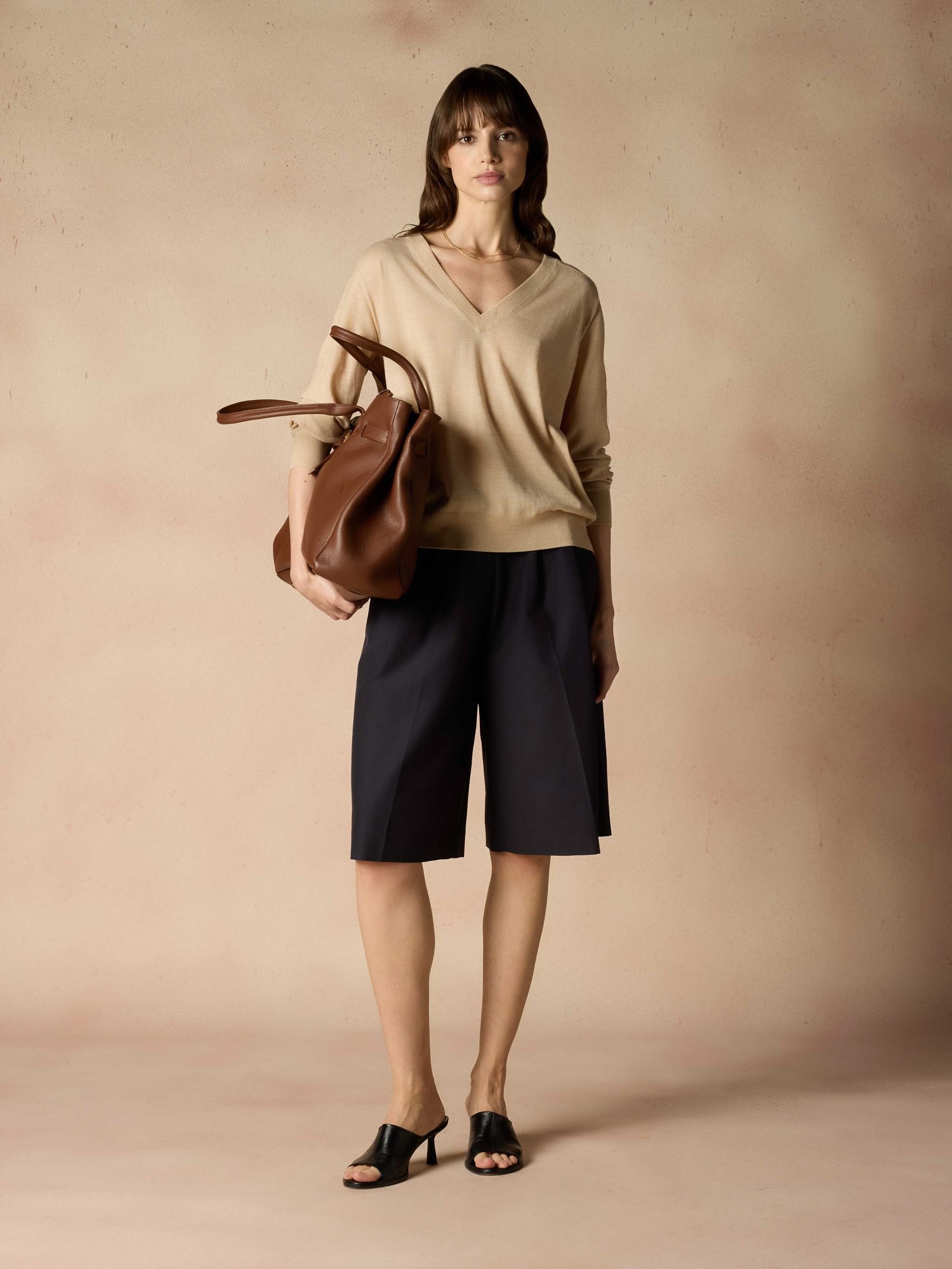 Ballantyne MAGLIA SCOLLO A V IN LANA BASOLAN - COD. B1P736 16W33 14769