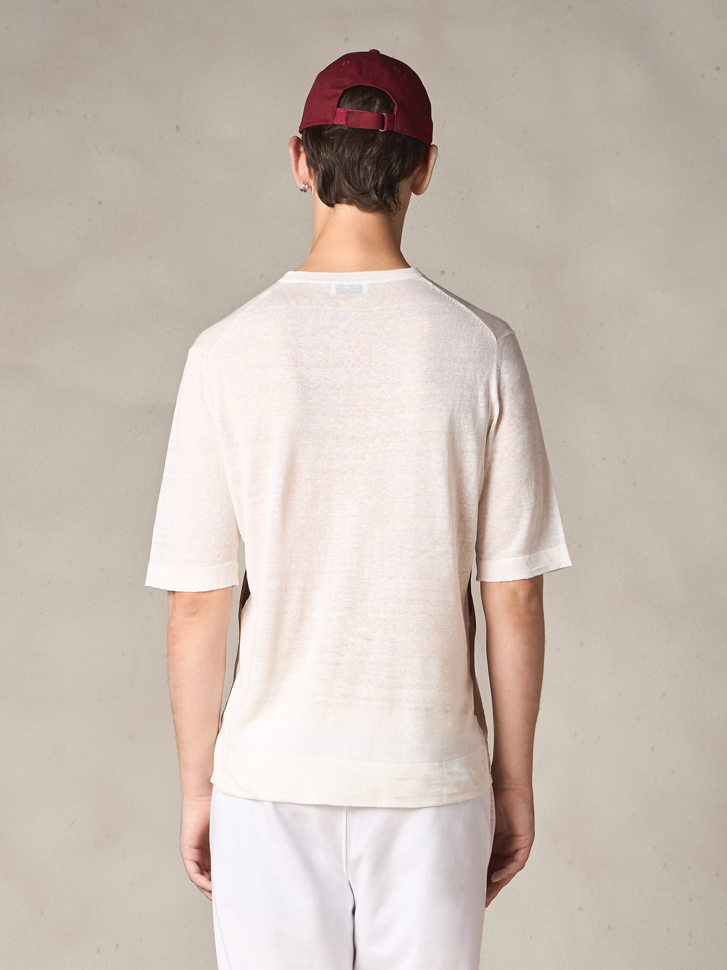 Ballantyne T-SHIRT DIAMOND IN LINO E COTONE - COD. B2W025 14L20 98165