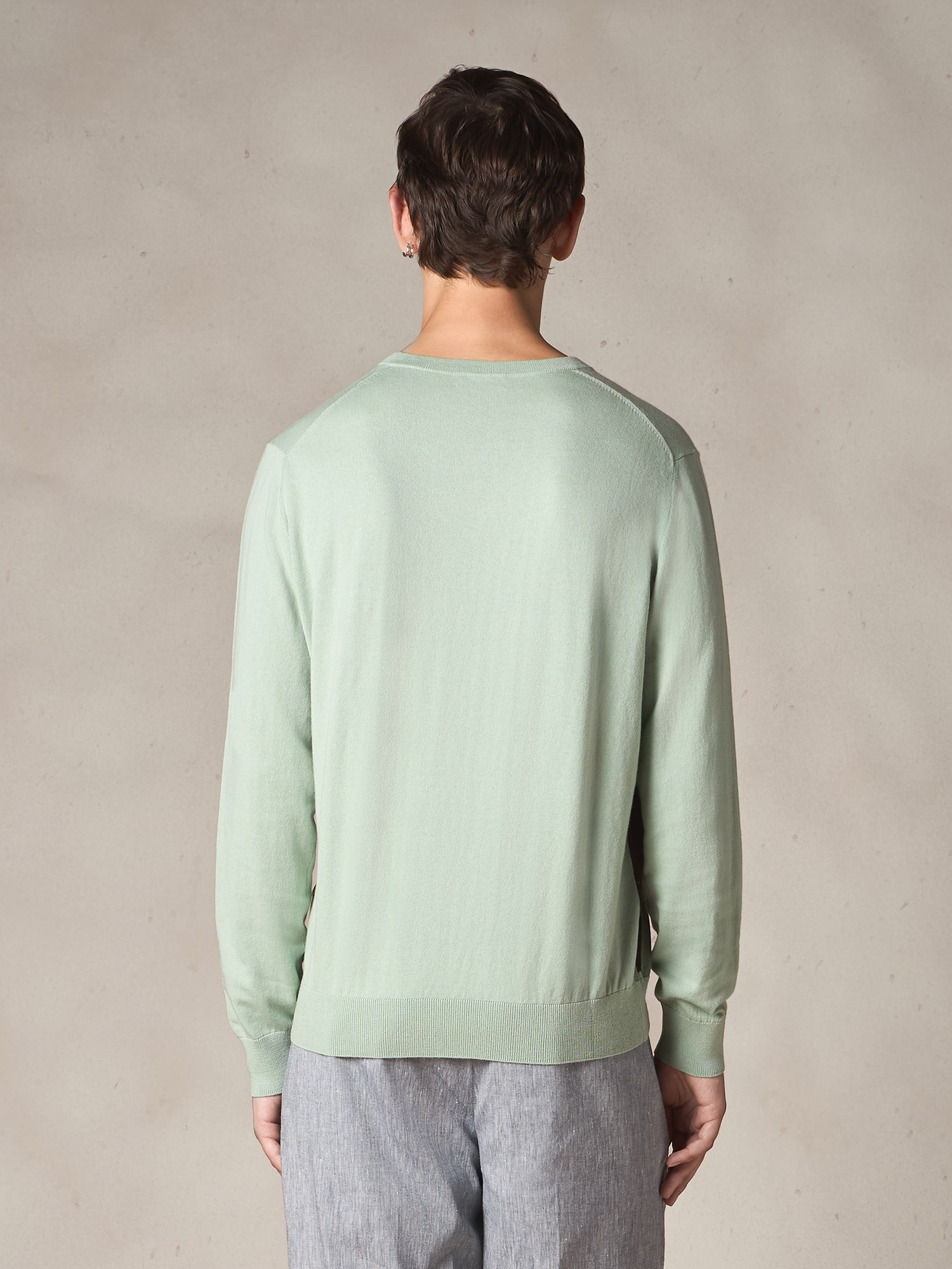 Ballantyne V NECK JUMPER WITH DIAMOND PATTERN - COD. B2P001 14CA8 92745