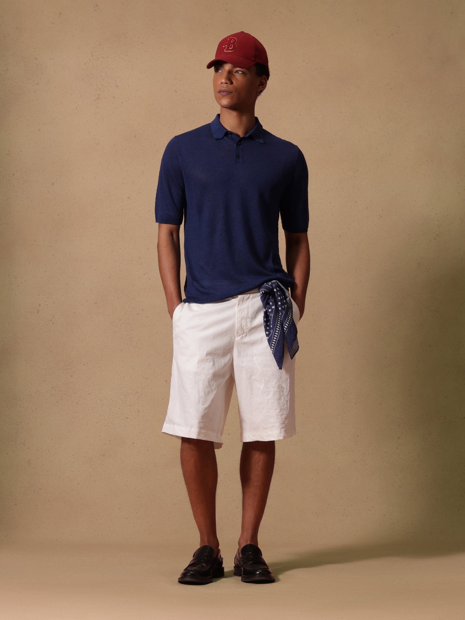 Ballantyne LINEN SHORT SLEEVES POLO - COD. B2W000 14L14 13690