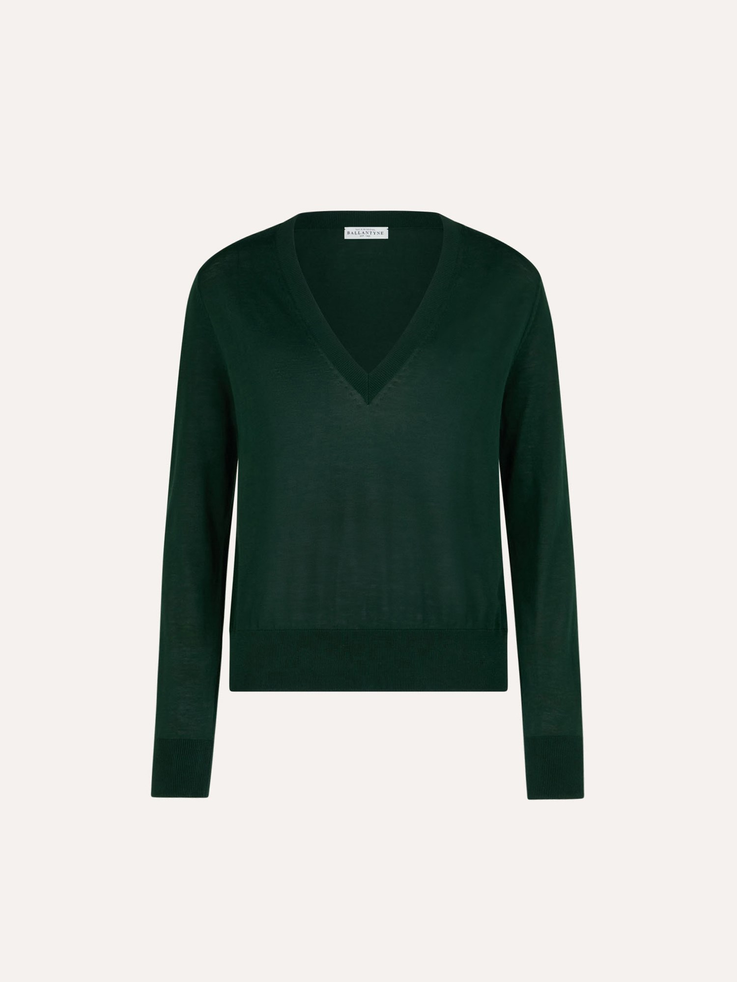 Ballantyne 100% COTTON V-NECK JUMPER - COD. B1P001 16C00 12536