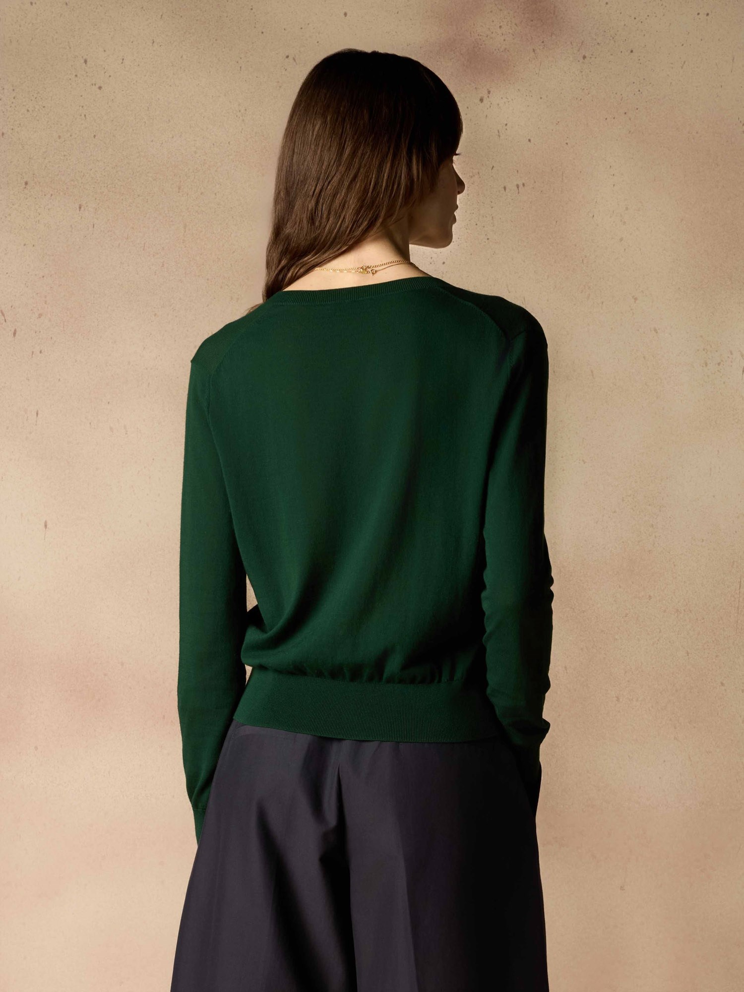 Ballantyne 100% COTTON V-NECK JUMPER - COD. B1P001 16C00 12536