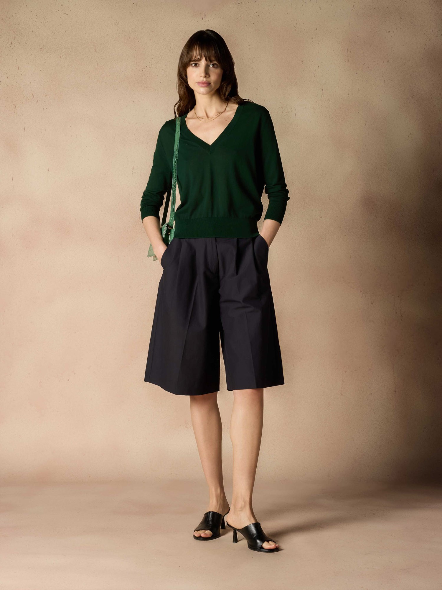 Ballantyne 100% COTTON V-NECK JUMPER - COD. B1P001 16C00 12536