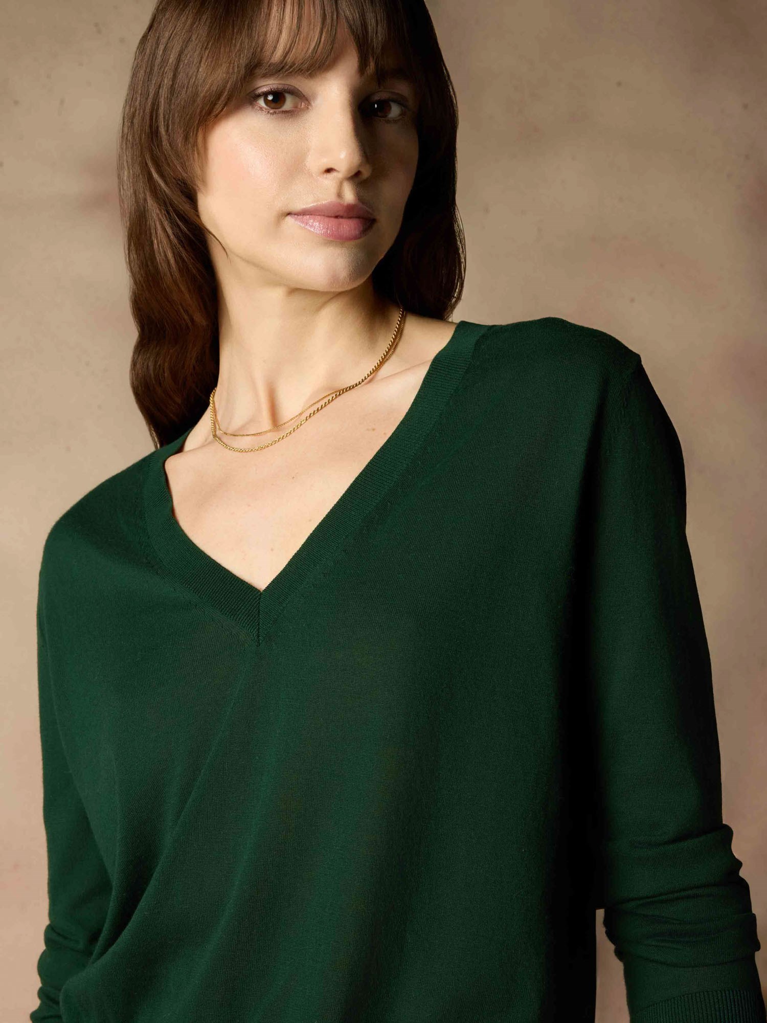 Ballantyne 100% COTTON V-NECK JUMPER - COD. B1P001 16C00 12536