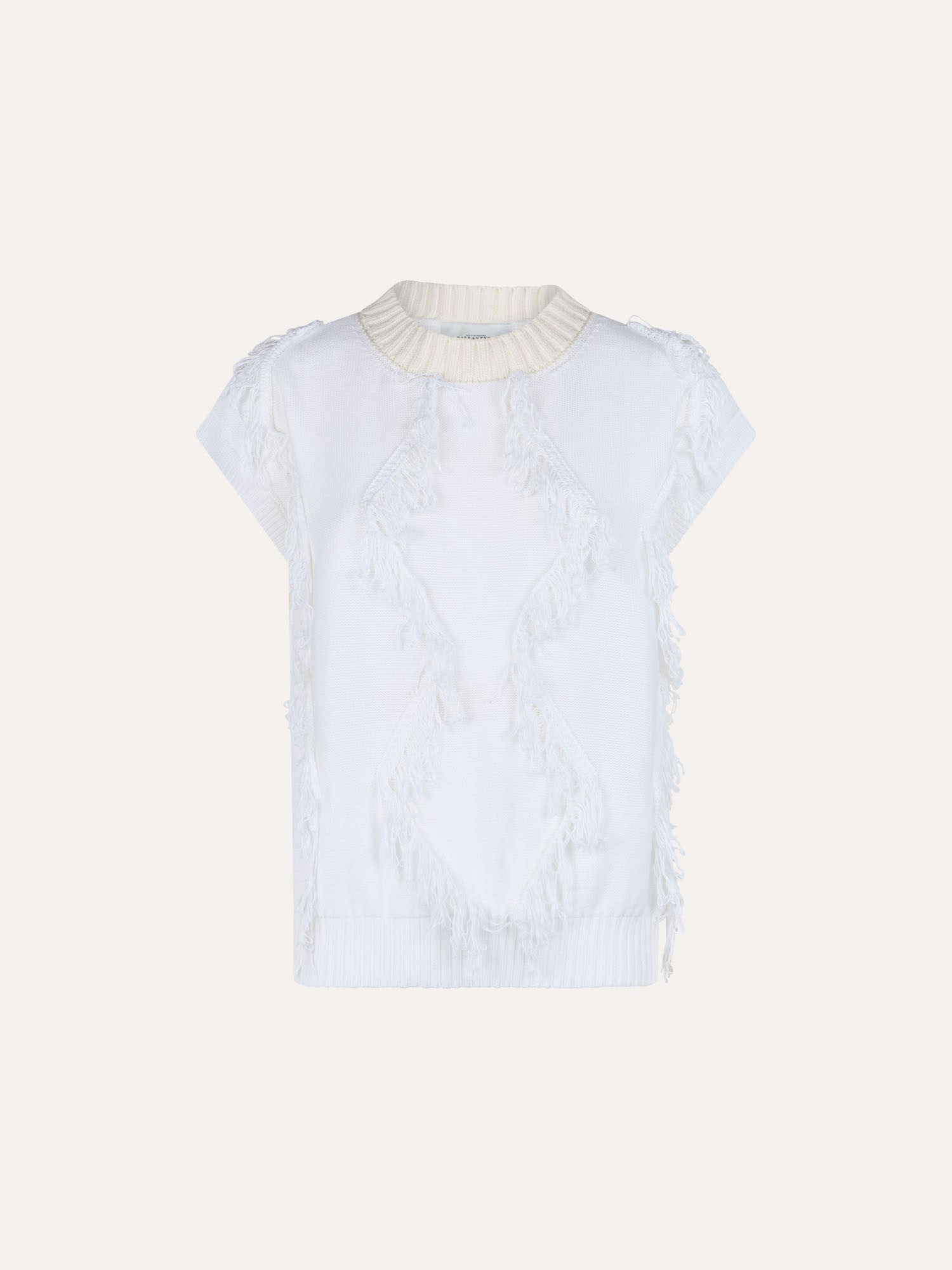 Ballantyne MAGLIA IN COTONE CON FRANGE - COD. B1S158 7C103 10156